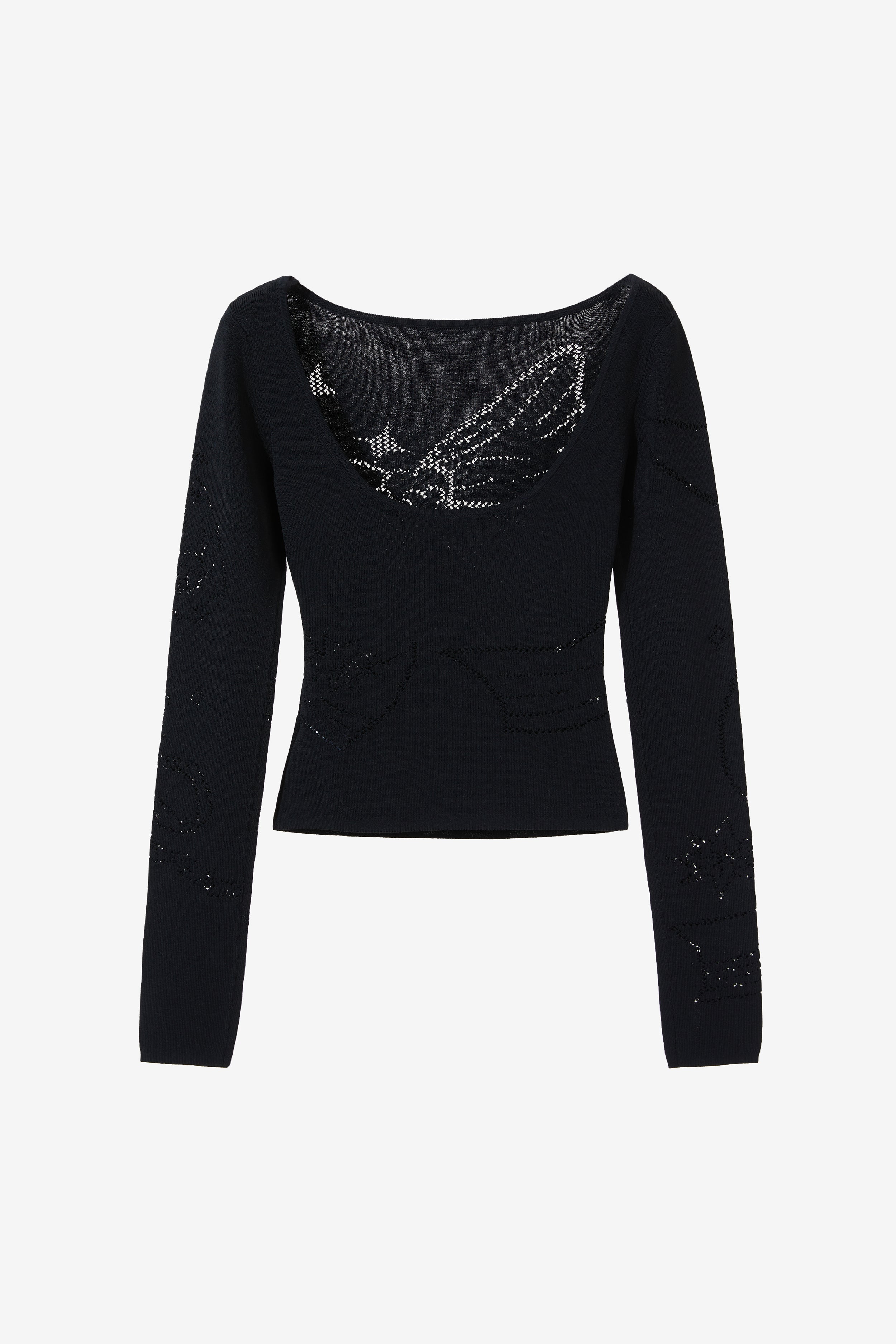 The Bow Top in Black