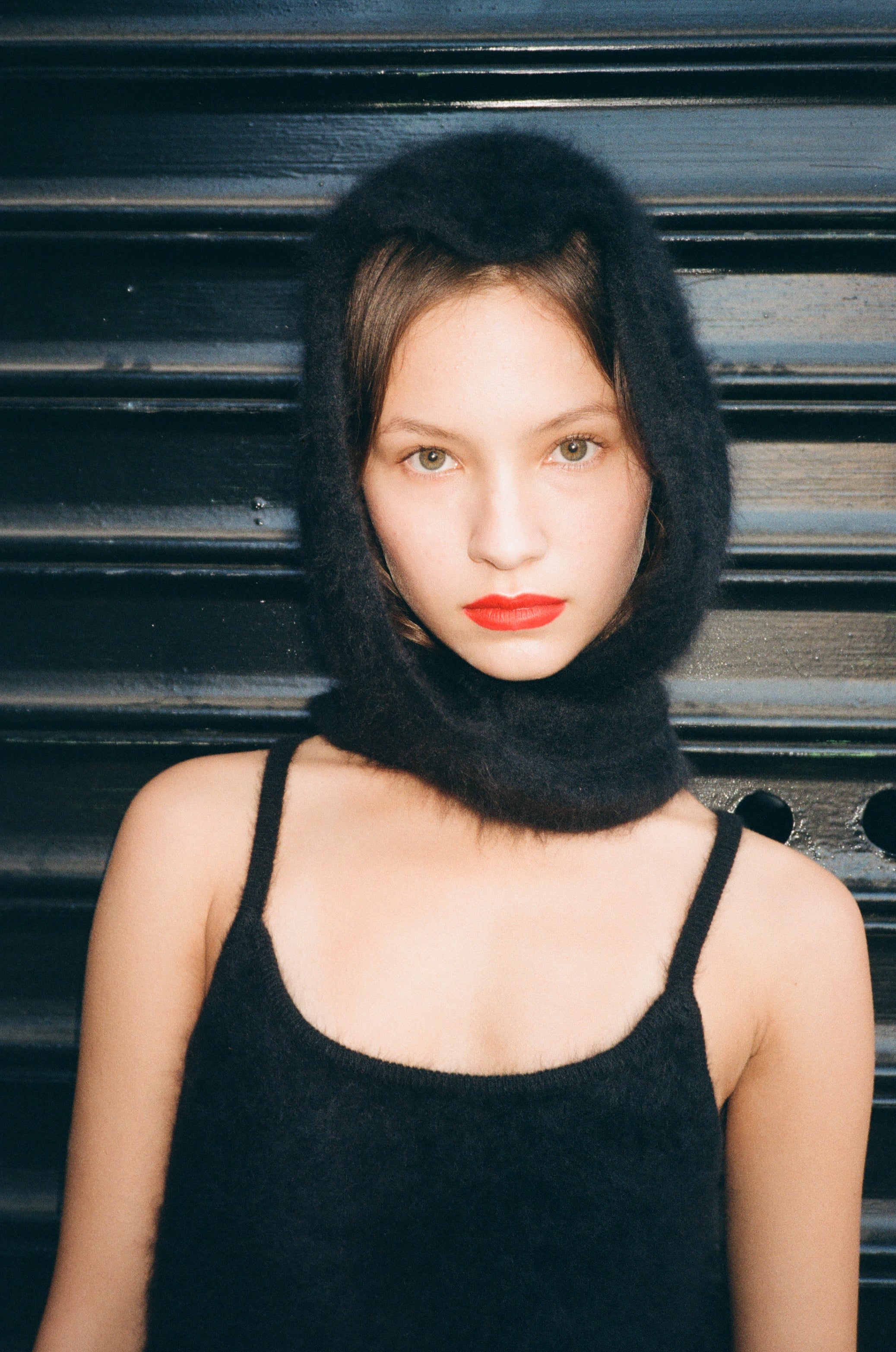 Hairy Cashmere Sleeves - Black