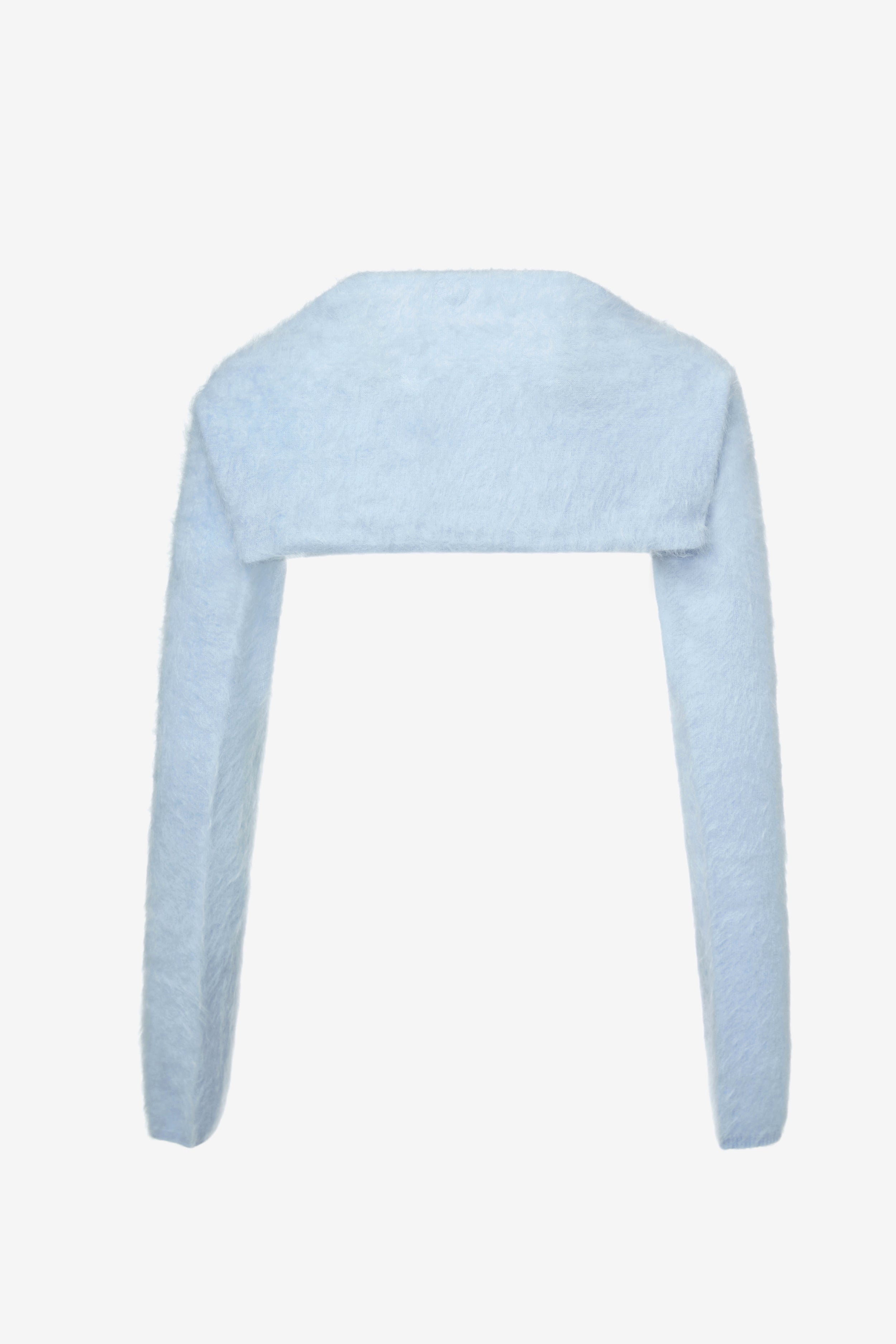 Hairy Cashmere Sleeves - Frost