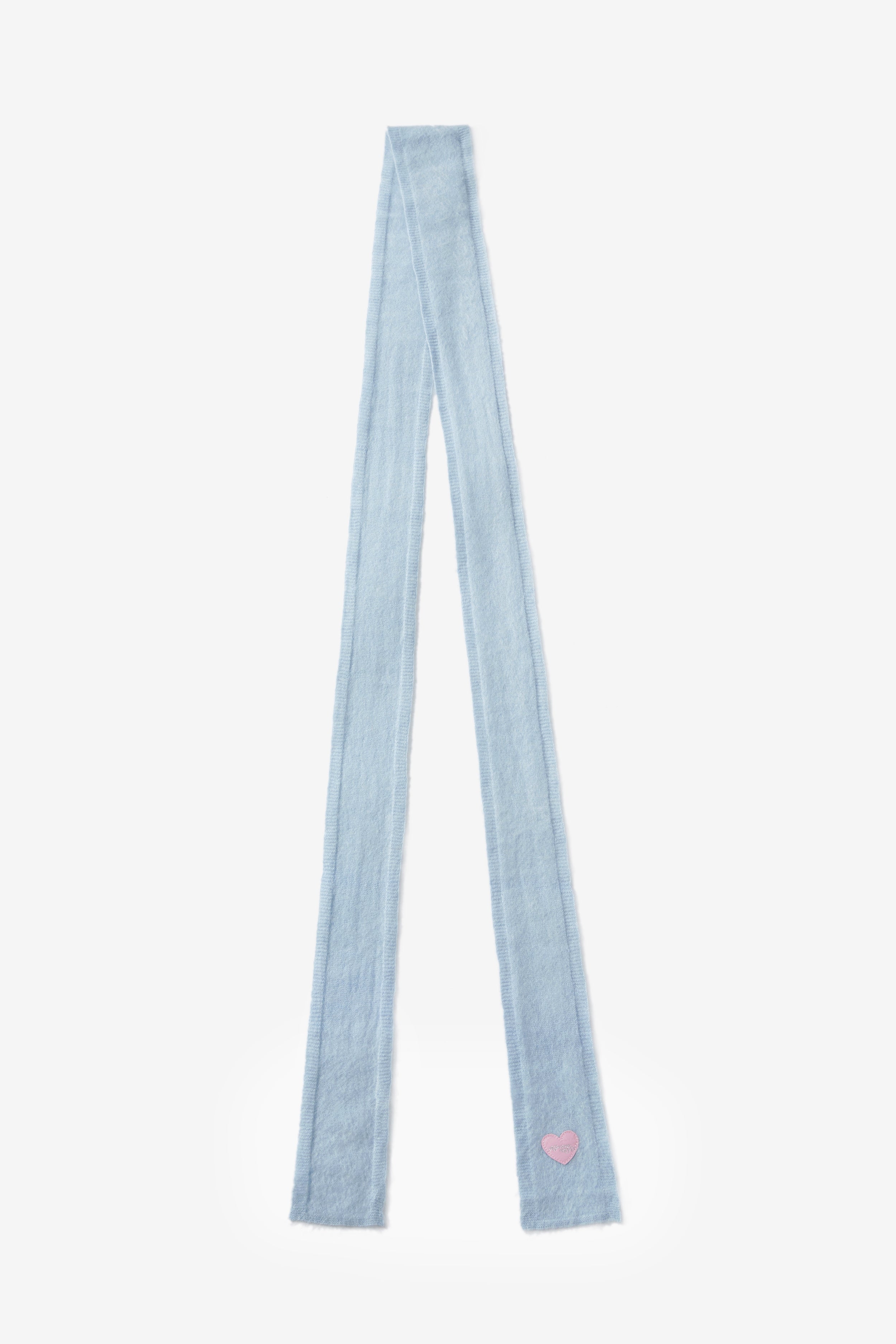 Hairy Cashmere Pocket Scarf - Frost