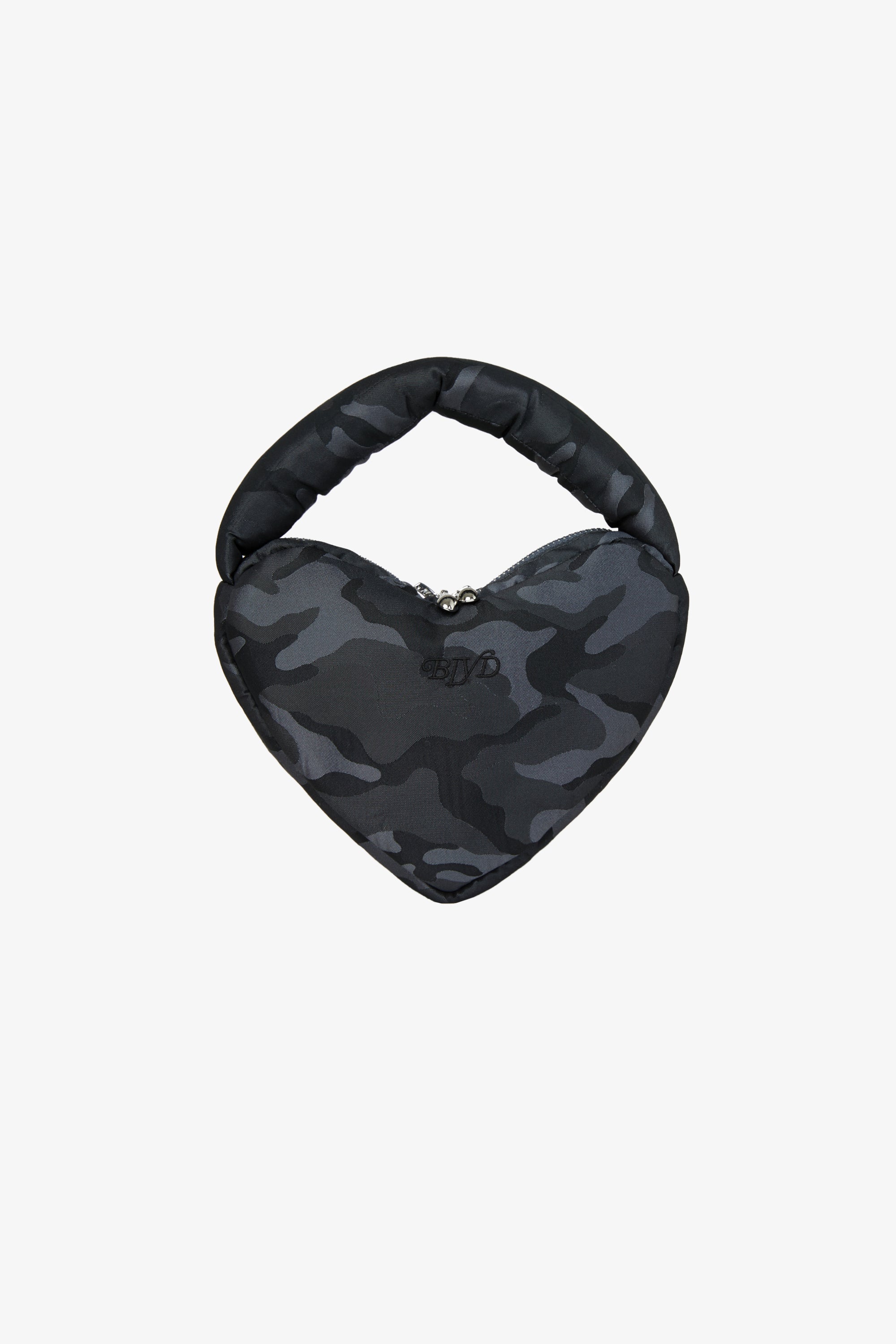 Marshmallow Heart Clutch in Camo