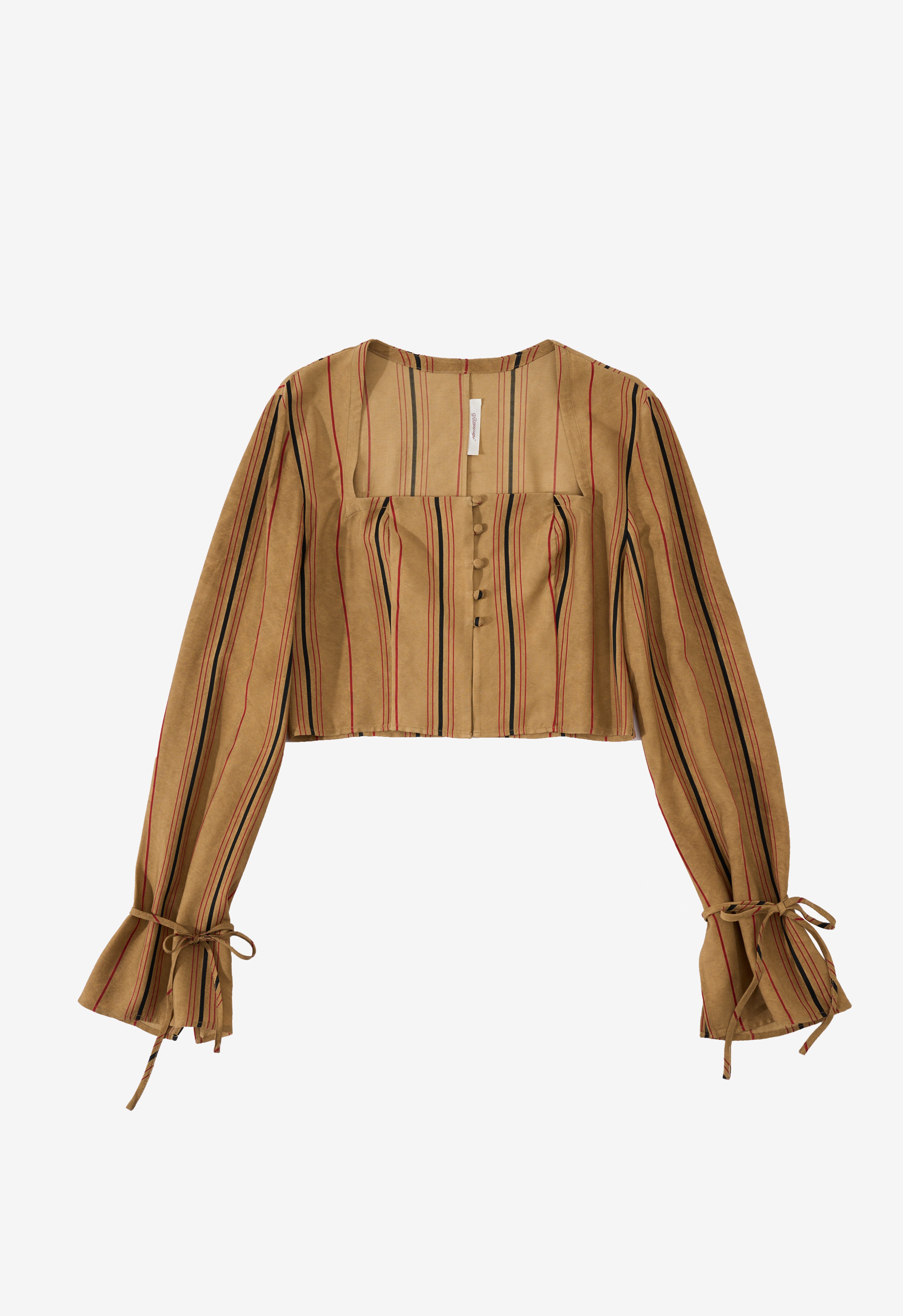 Woody Tie-Sleeve Top