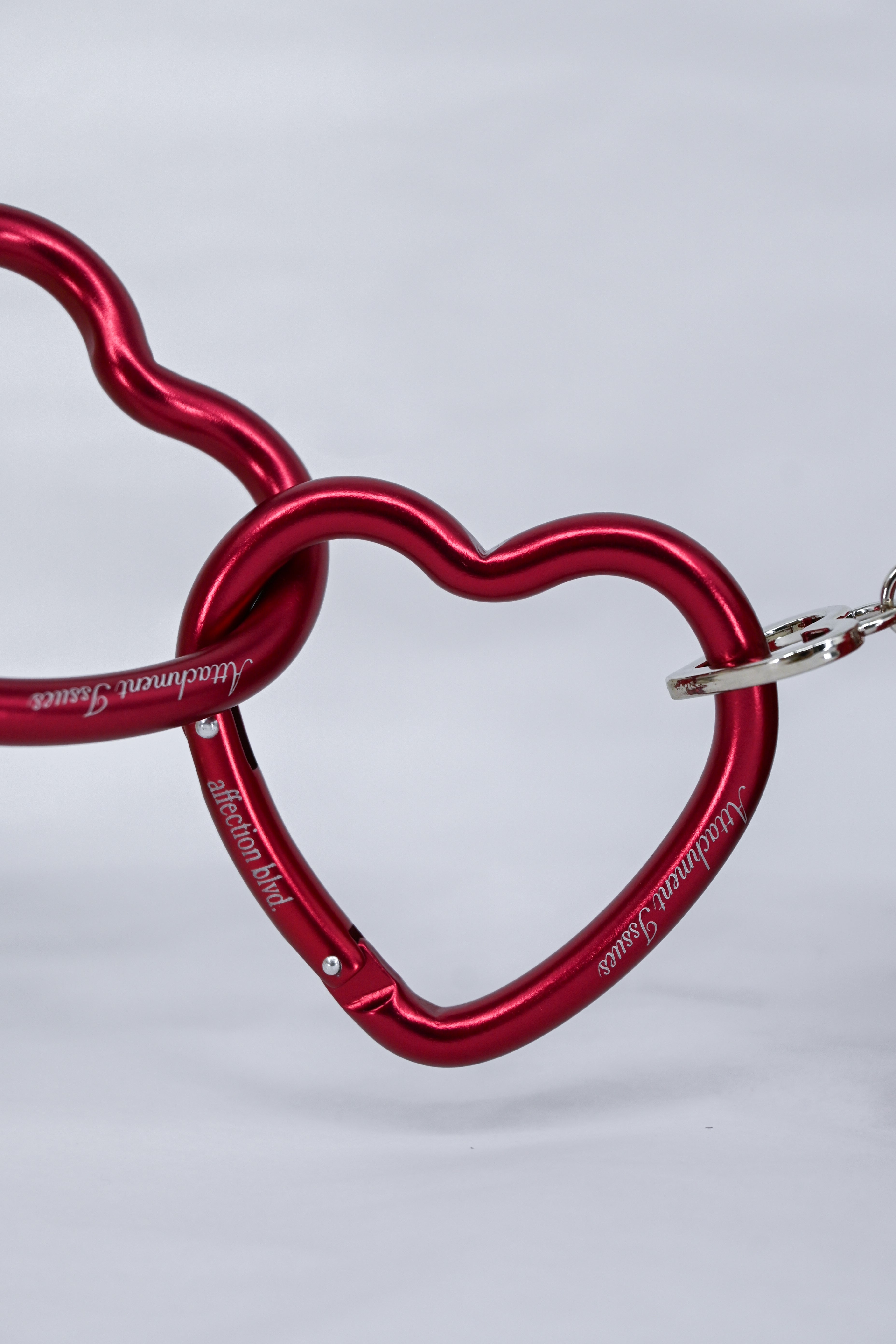 Attachment Issues Heart Carabiner