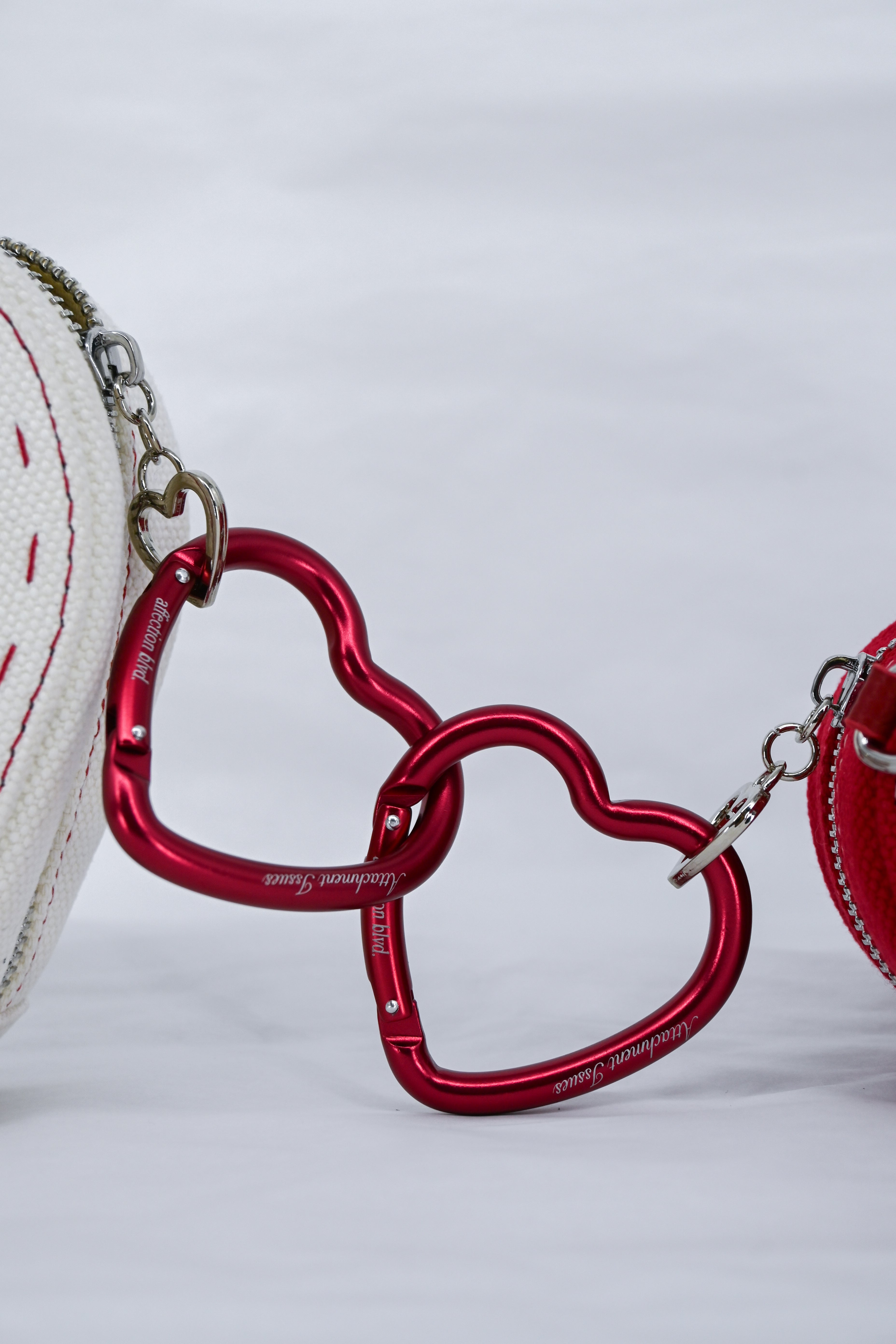 Attachment Issues Heart Carabiner
