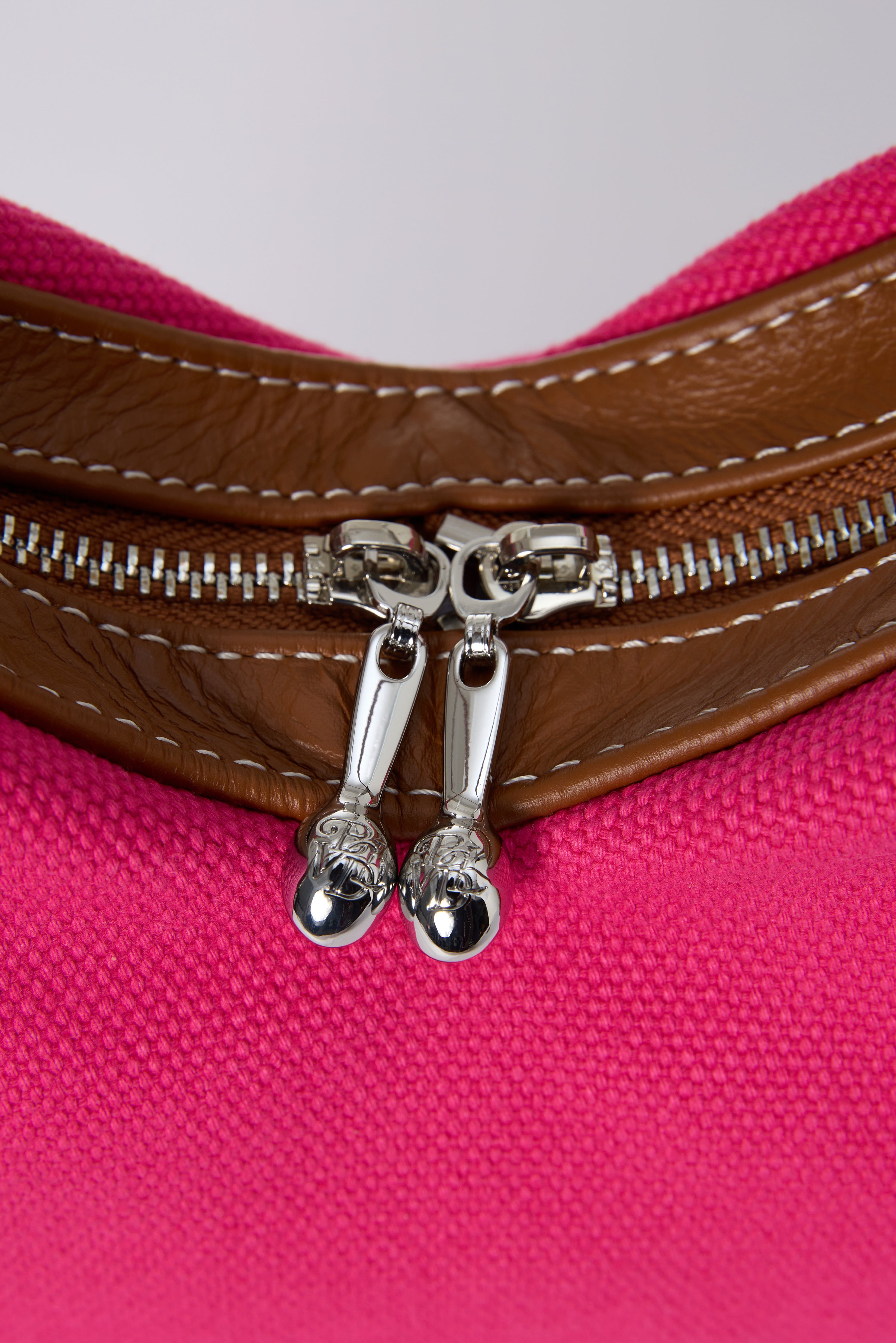 Little Heartbreaker with Leather - Hot Pink