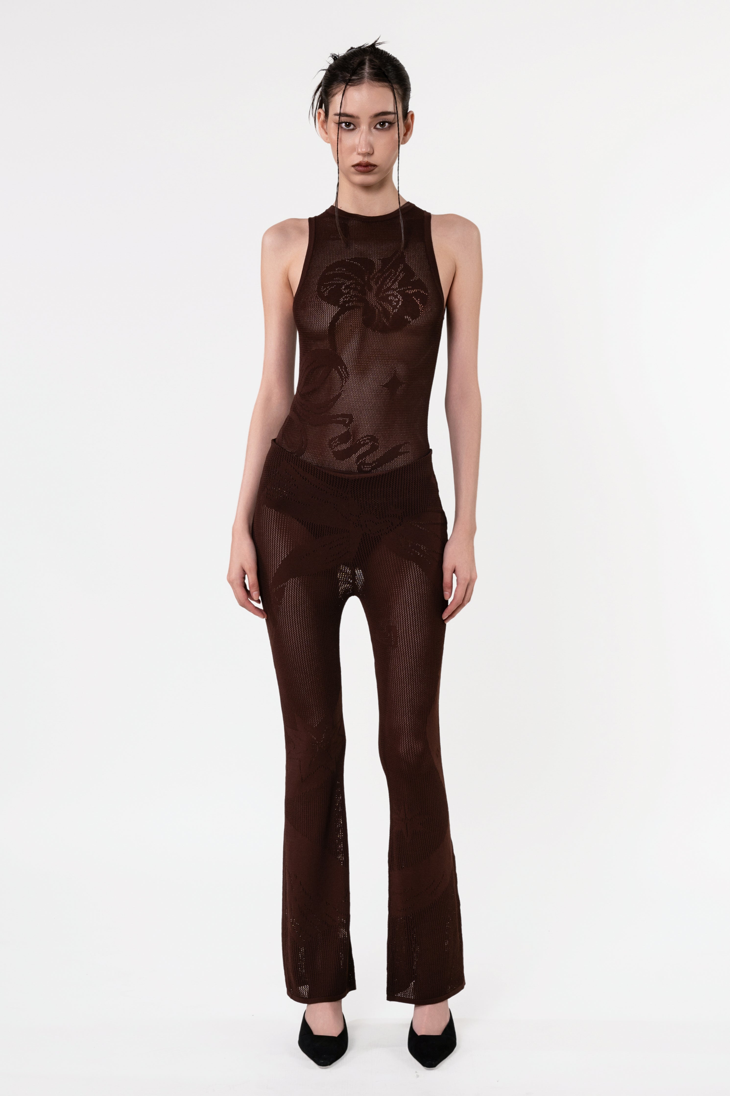 Painter's Bodysuit in Mocha