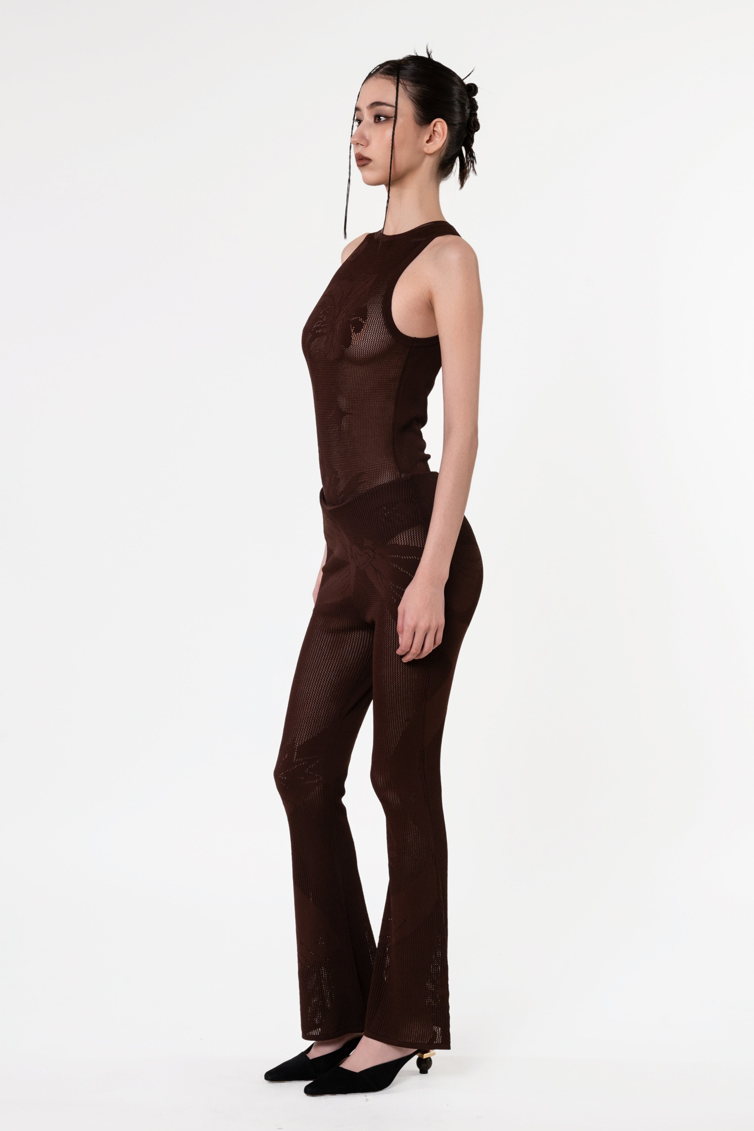Painter's Bodysuit in Mocha