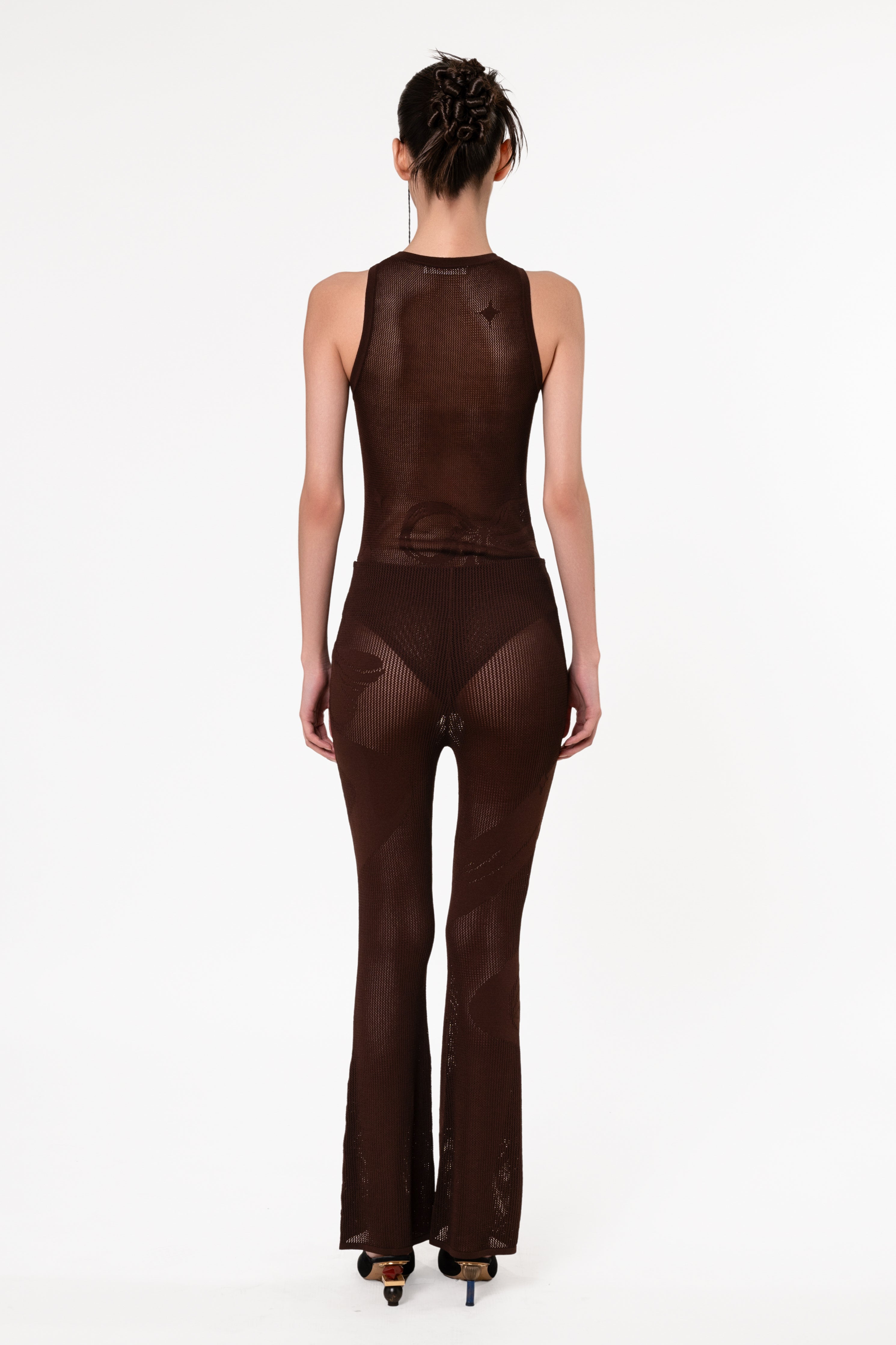 Painter's Bodysuit in Mocha