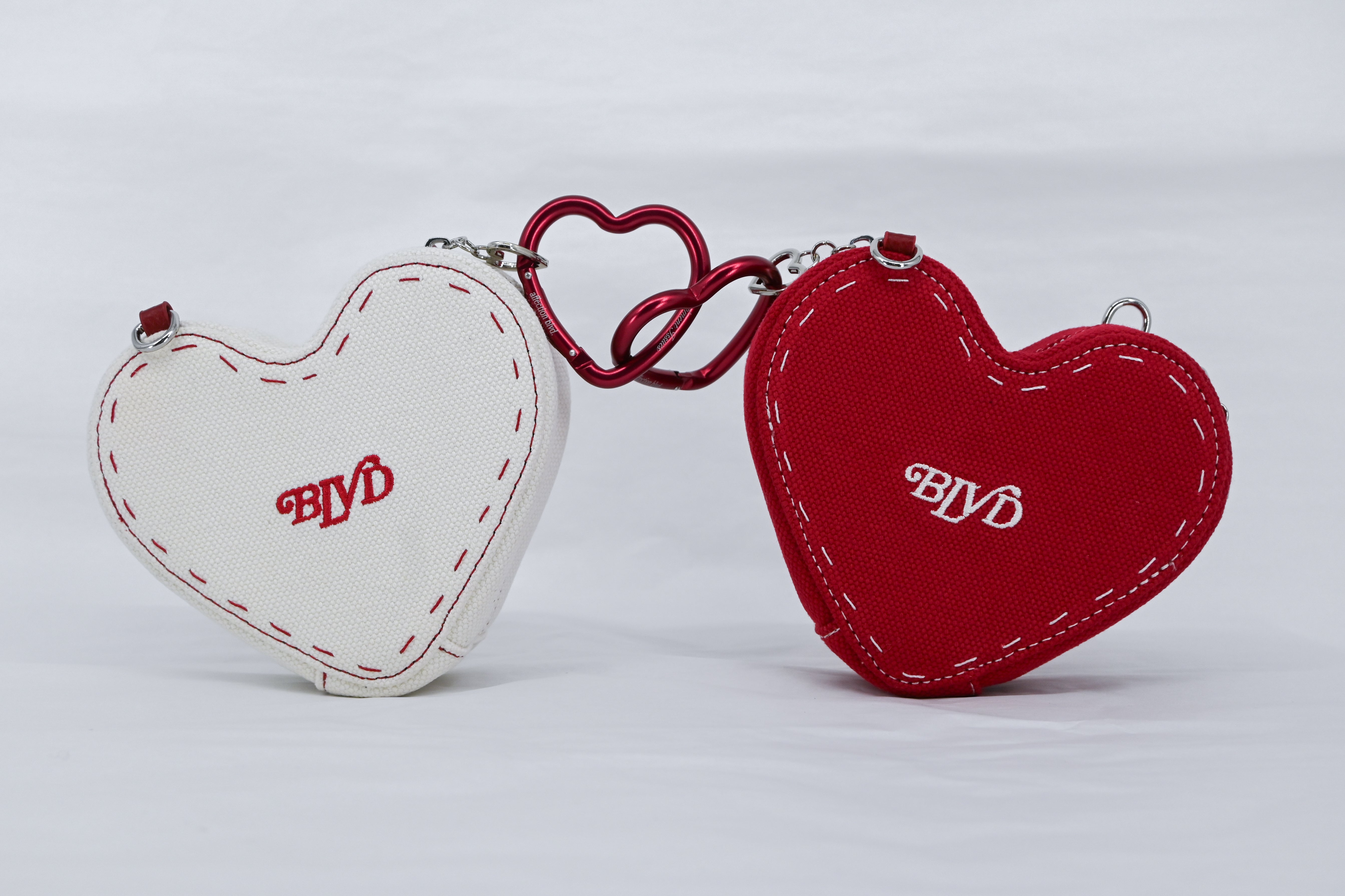 Sweet Heart Box Bag in Red