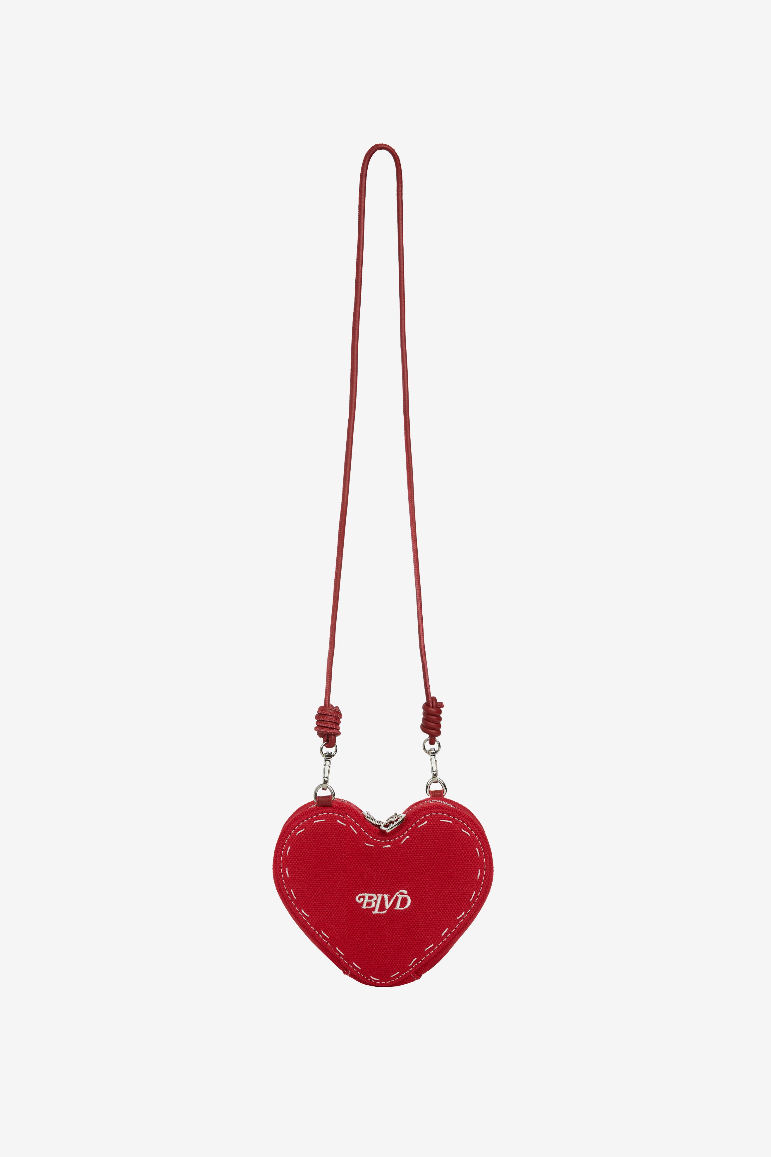 Sweet Heart Box Bag in Red