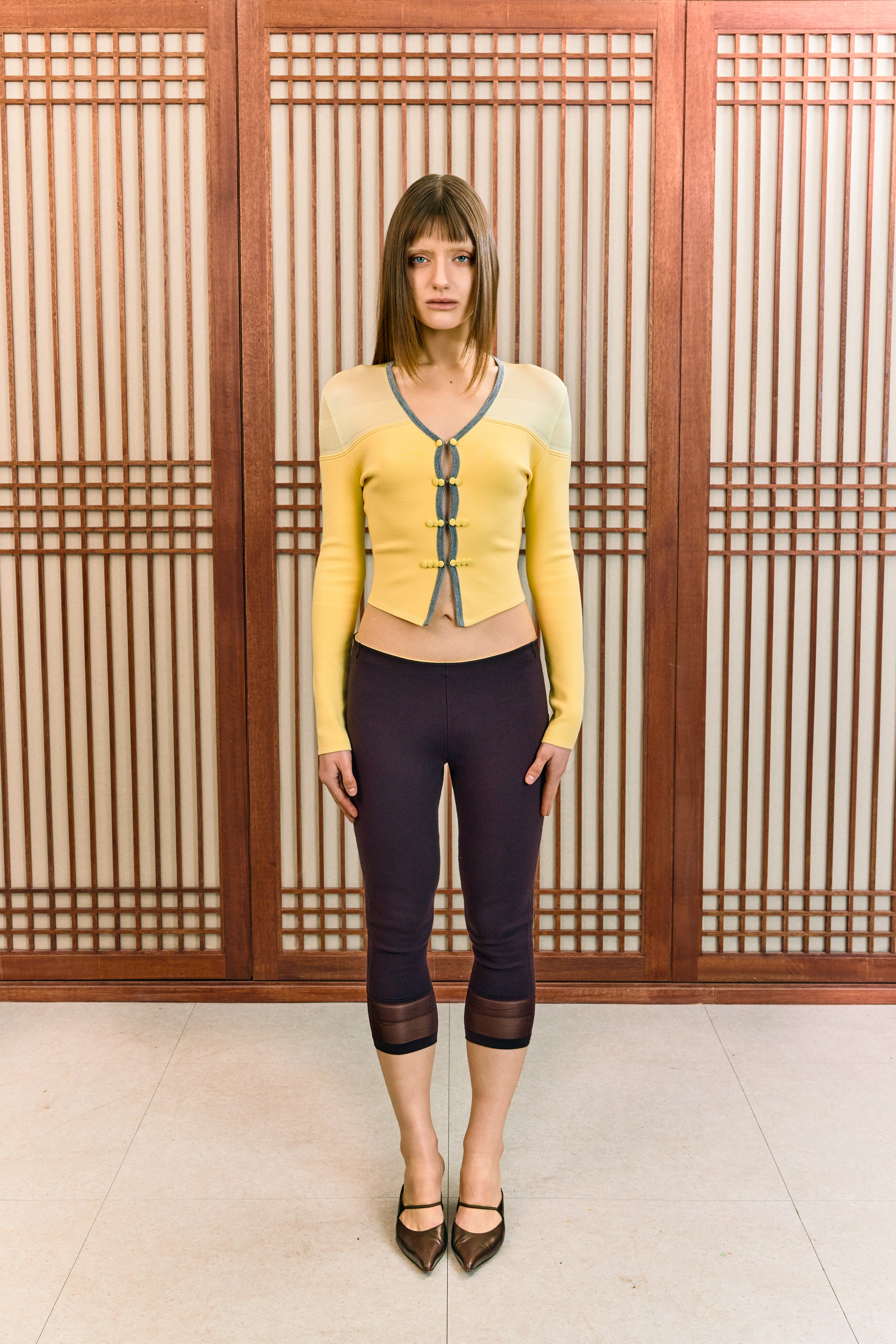 The Whisper Semi-Sheer Cardigan in Butter