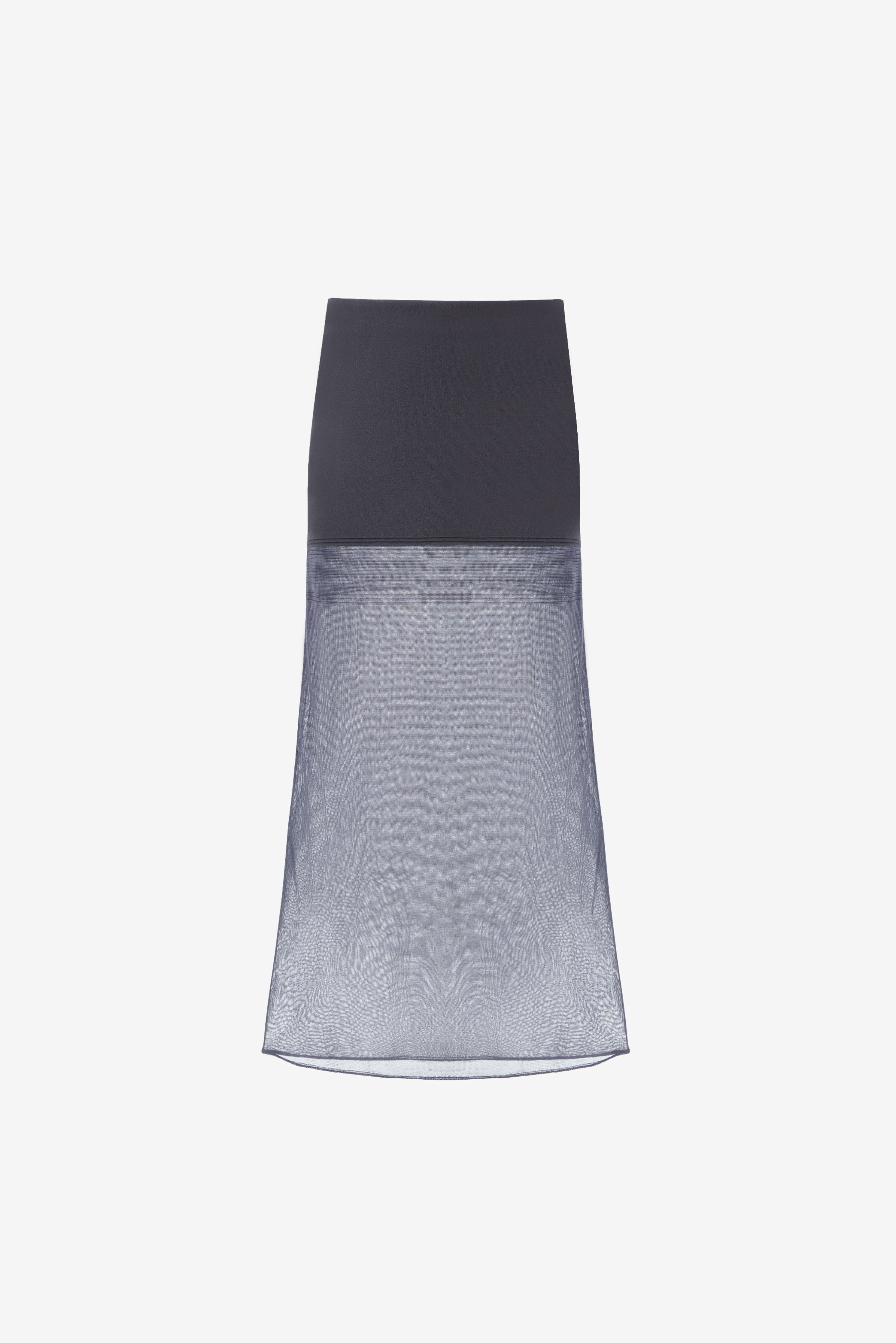 The Whisper Maxi Skirt in Grey