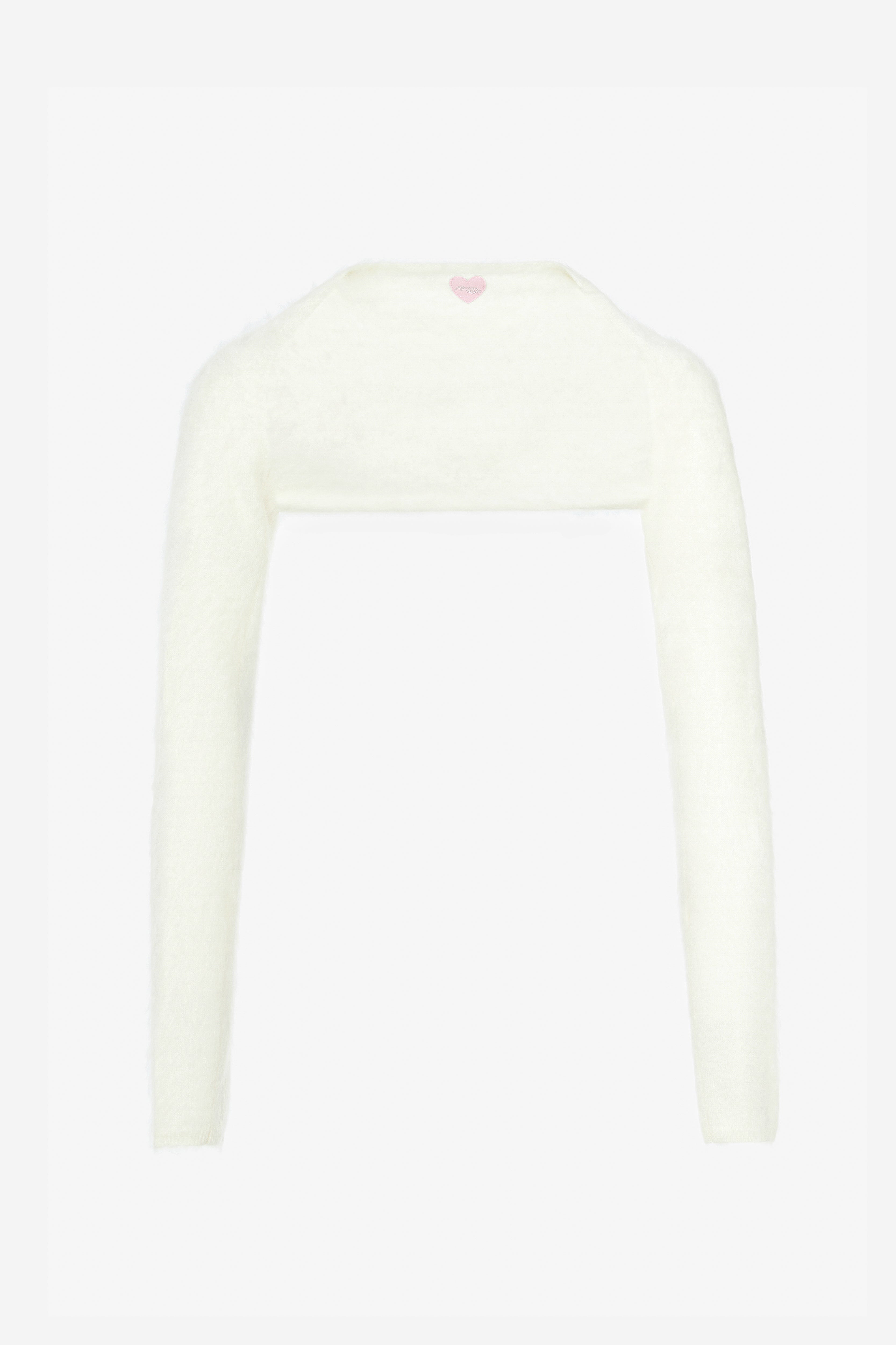 Hairy Cashmere Sleeves - Milk