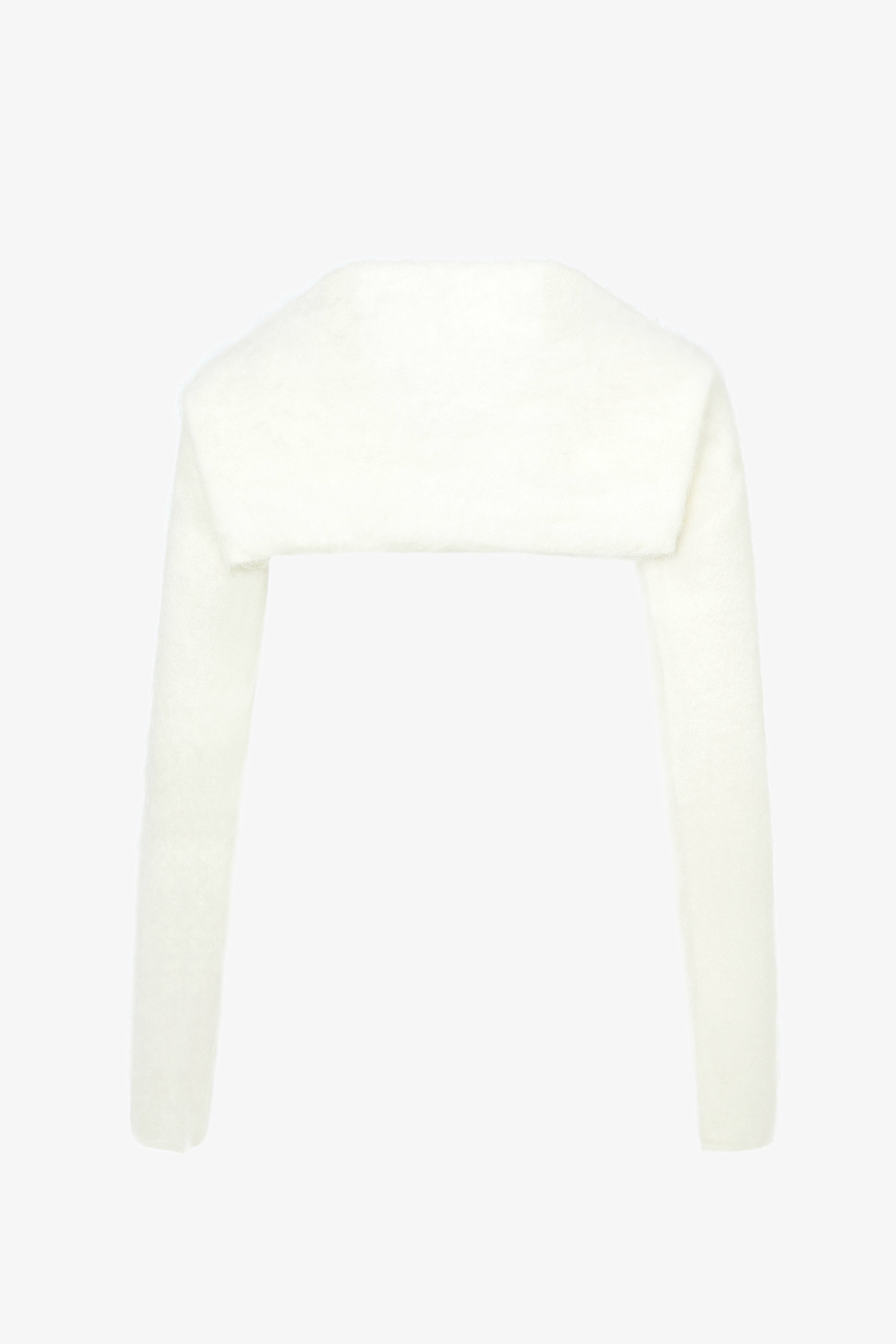 Hairy Cashmere Sleeves - Milk