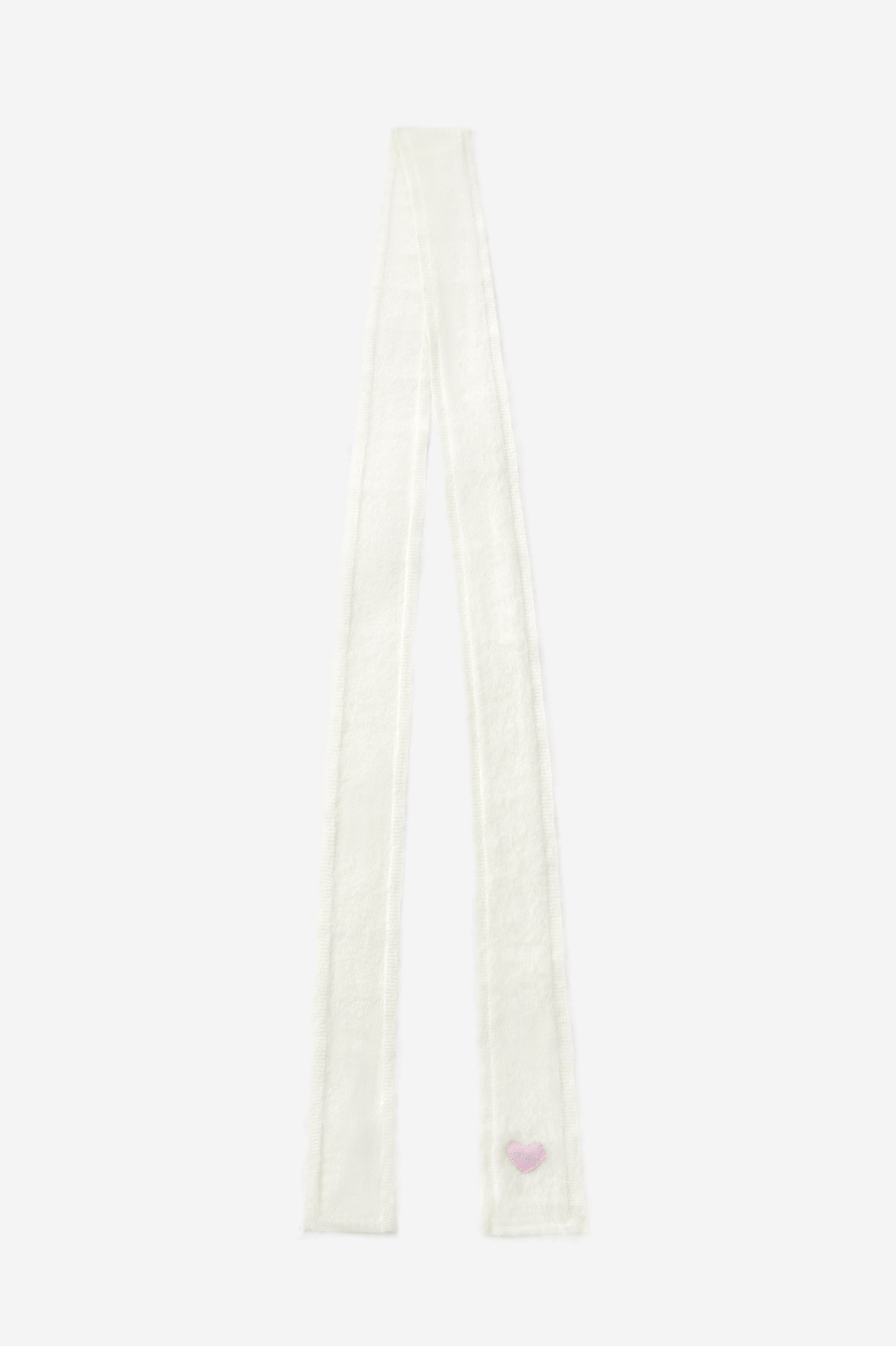 Hairy Cashmere Pocket Scarf - Milk