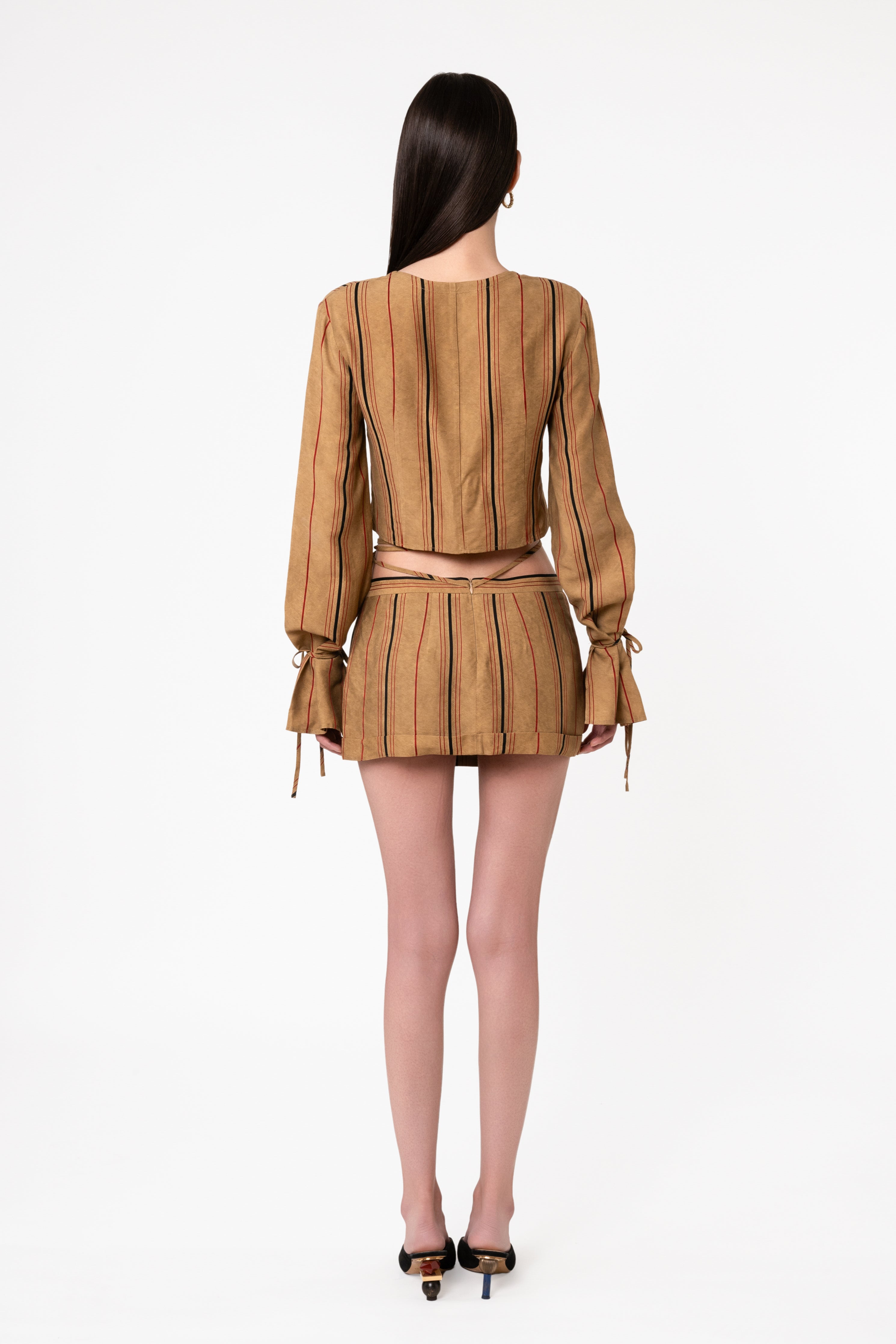 Woody Tie-Sleeve Top