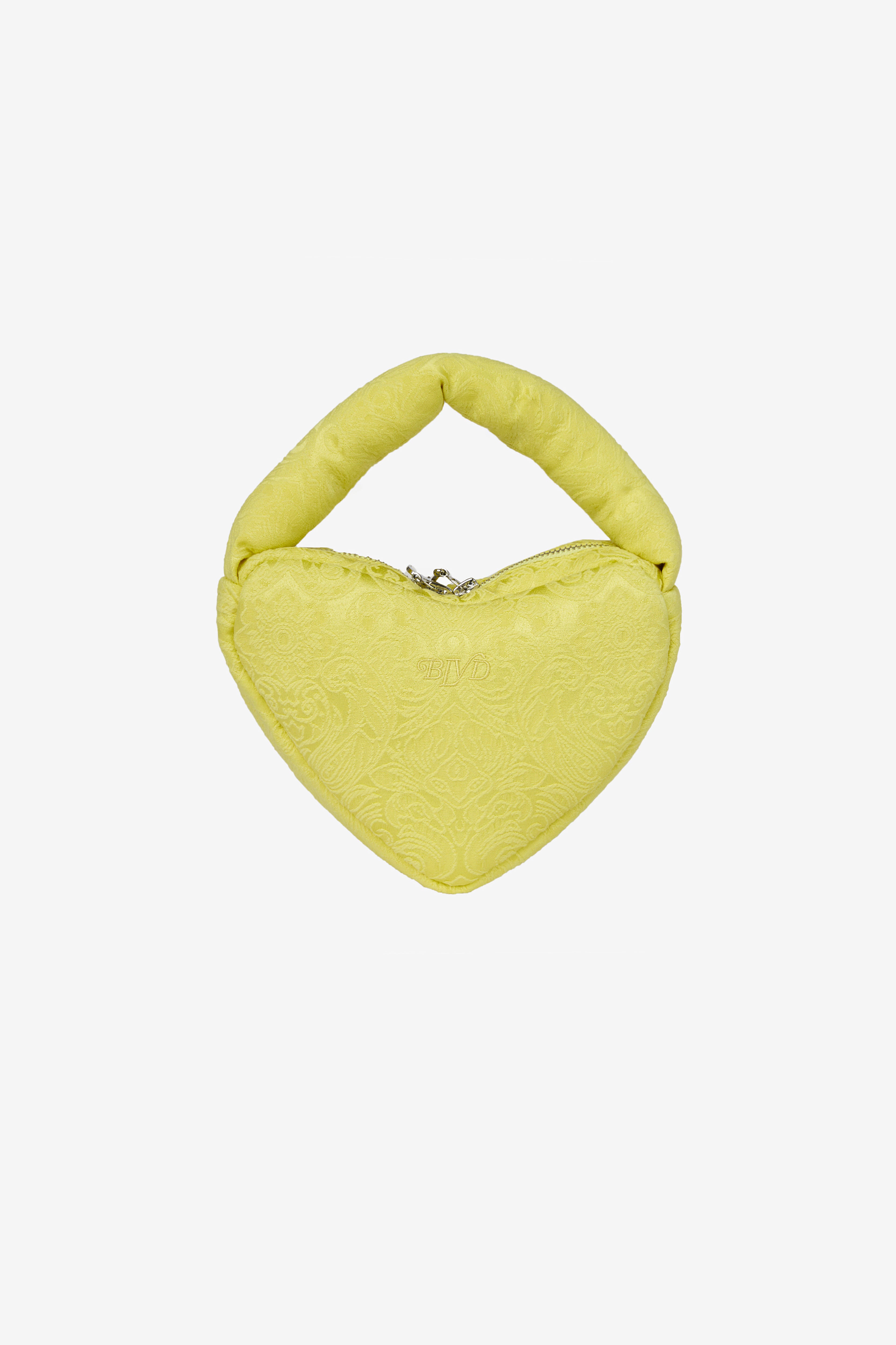 Marshmallow Heart Clutch in Sunflower