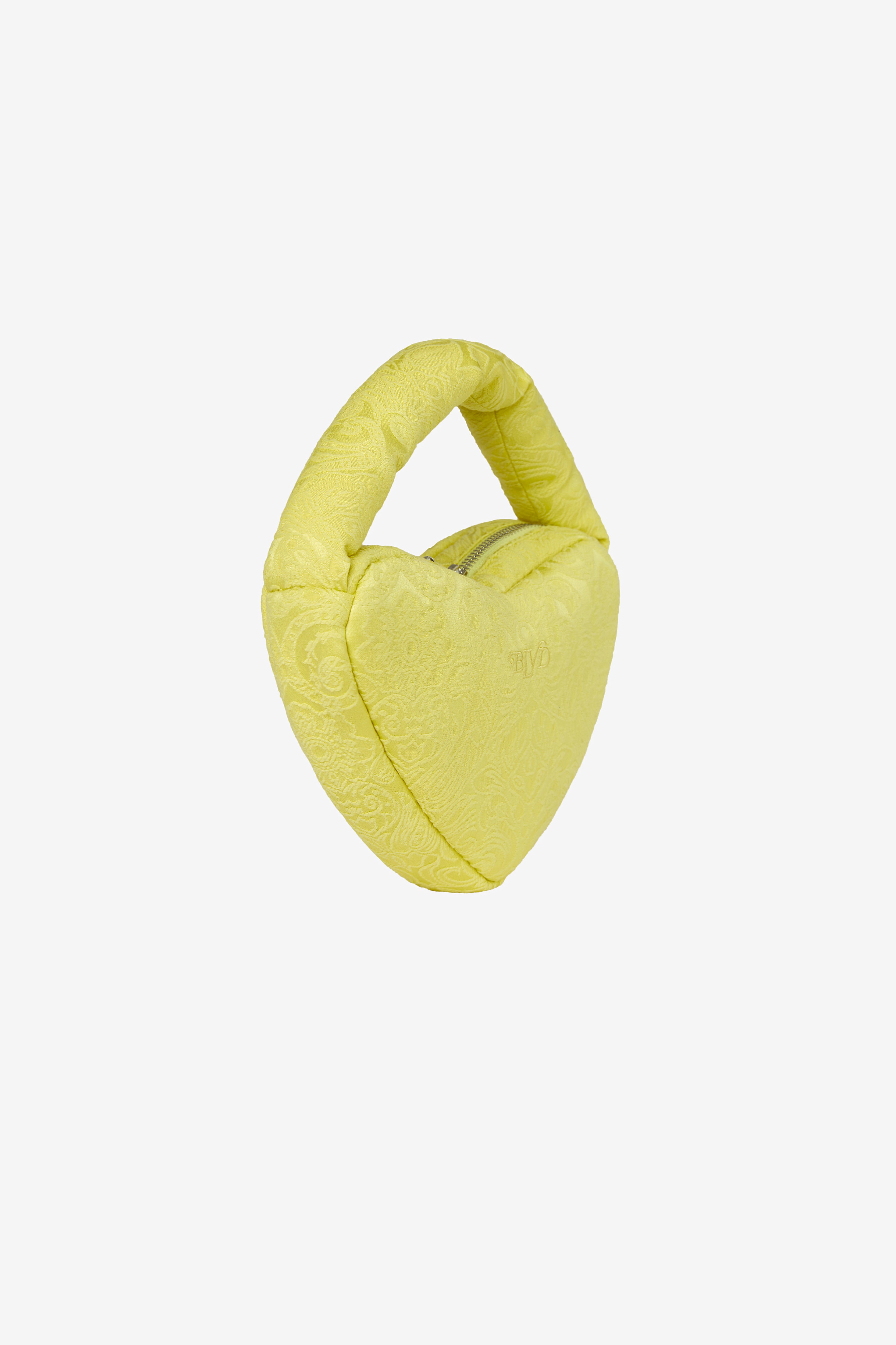 Marshmallow Heart Clutch in Sunflower