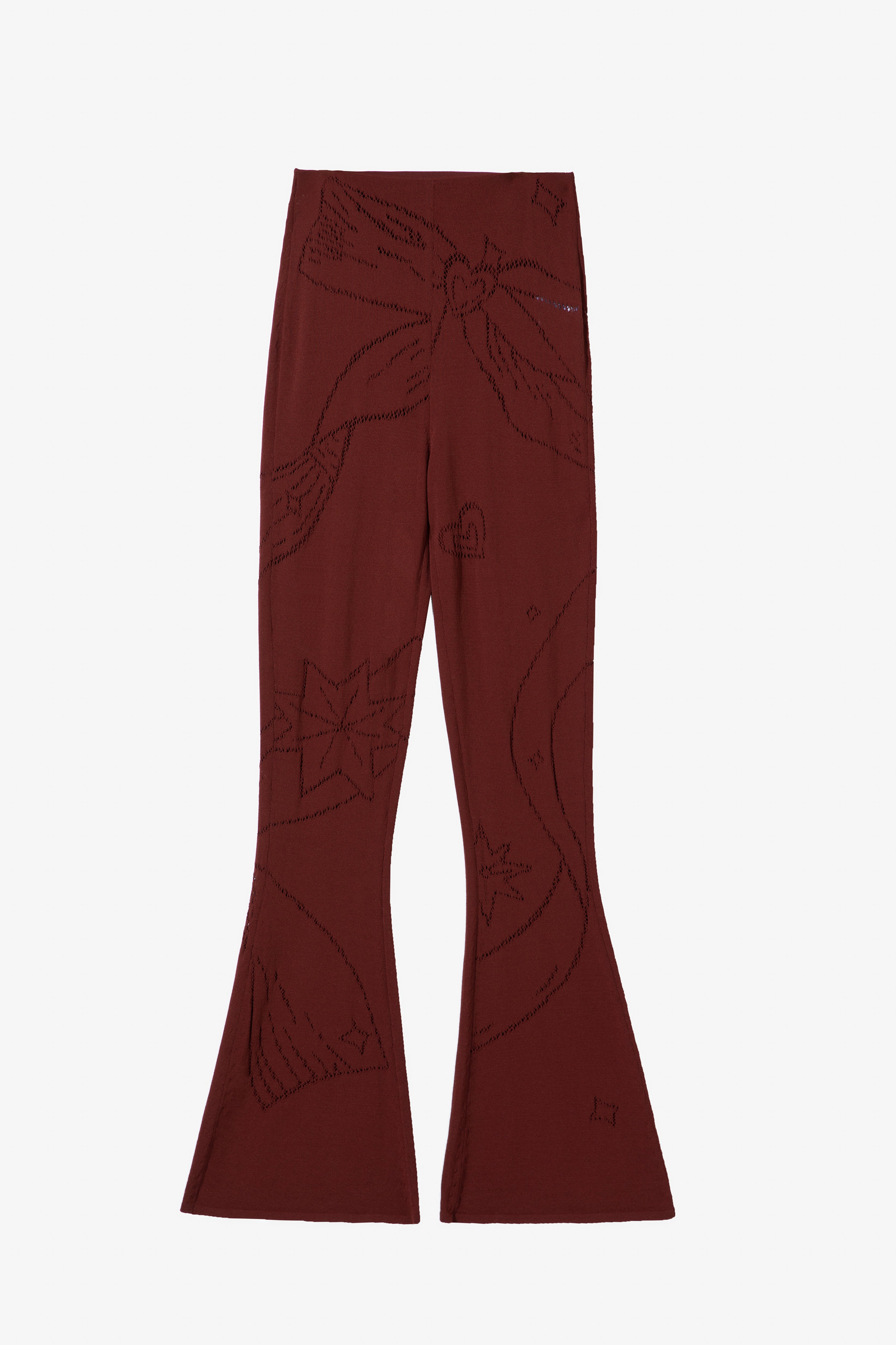 The Bow Pants in Rosewood