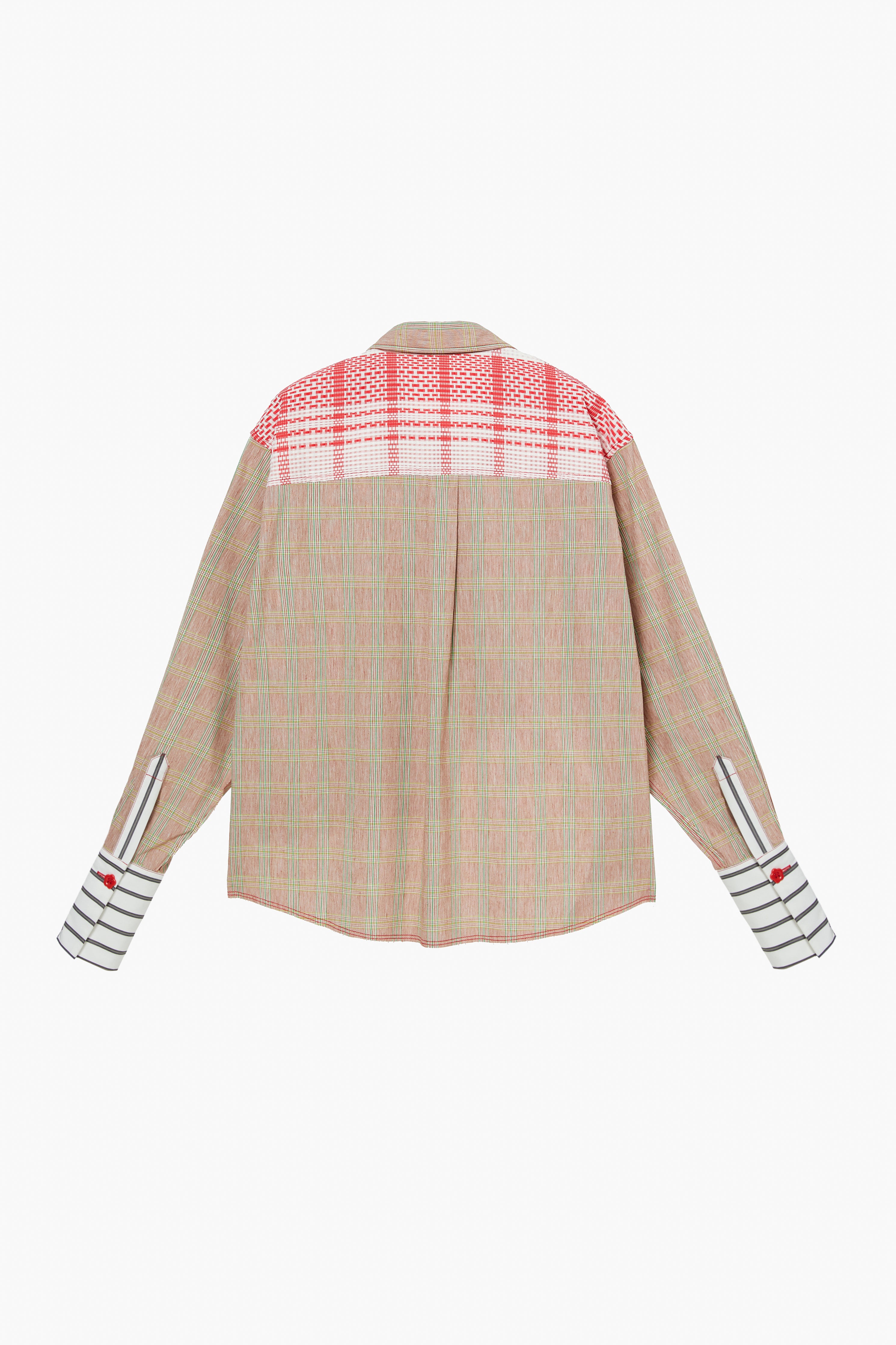 "I HEART U" Patchwork Button Up- Combo #2