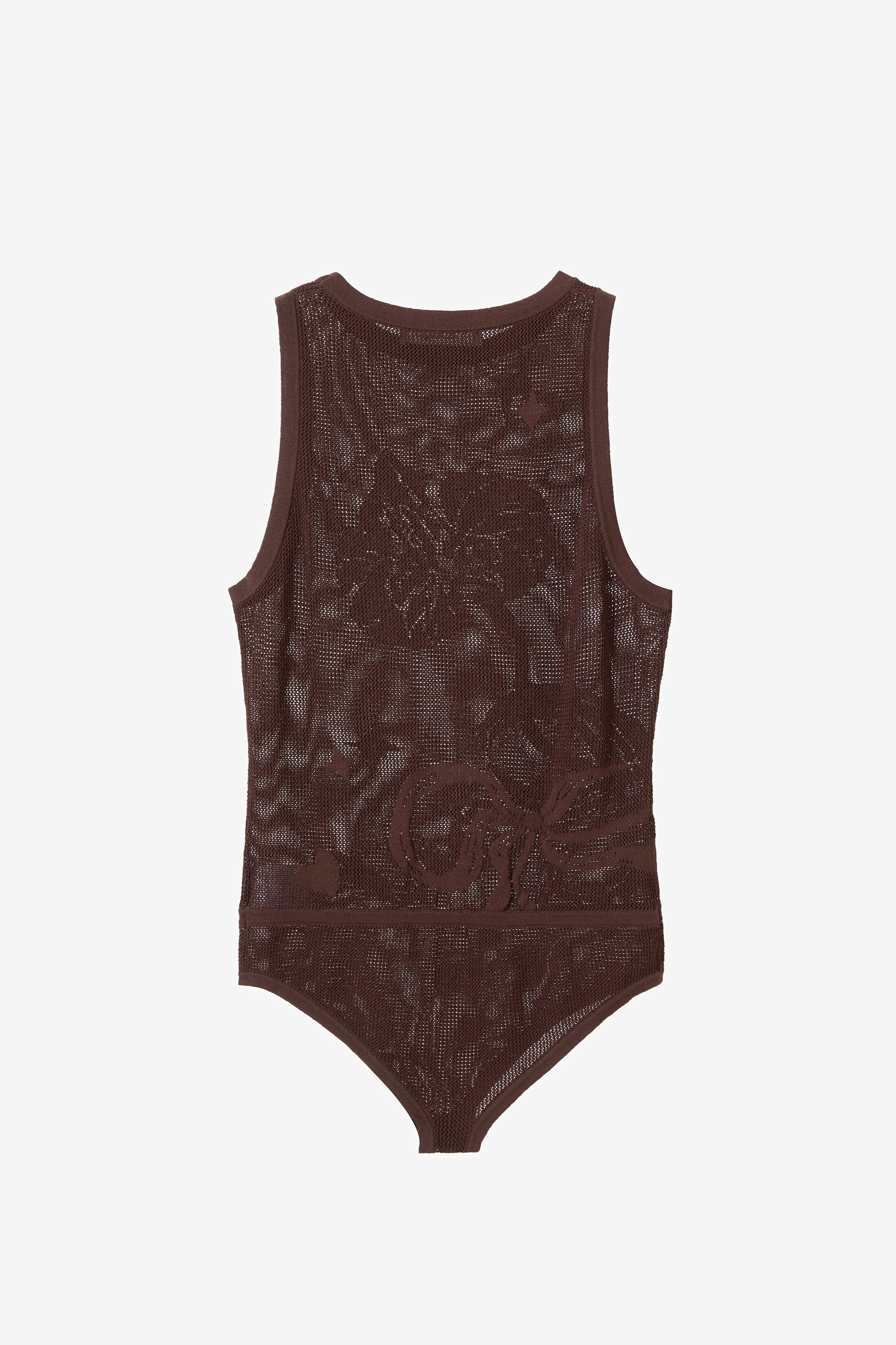 Painter's Bodysuit in Mocha