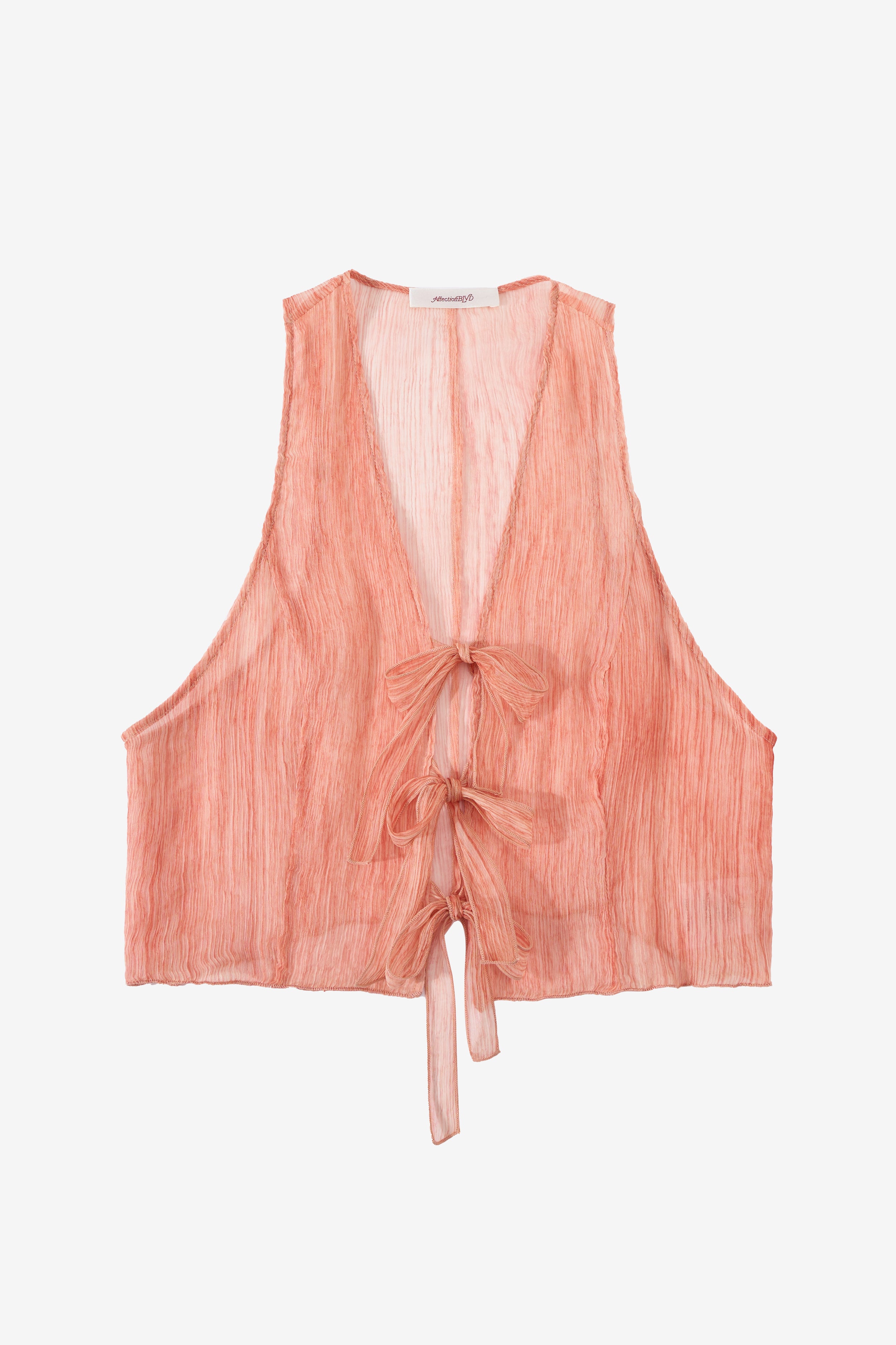 Springs Bow Silk Vest