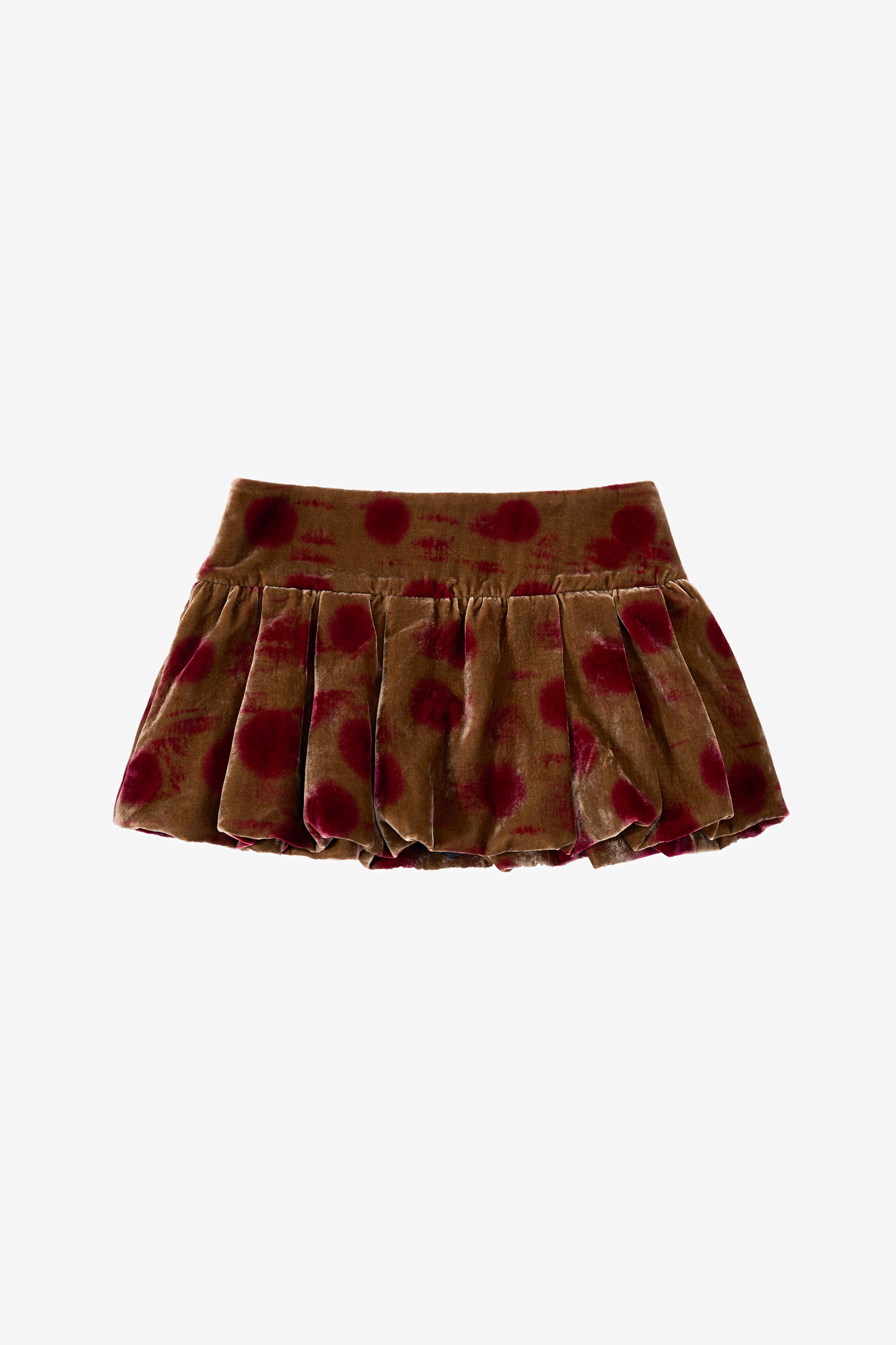 Susu Velvet Bubble Skirt