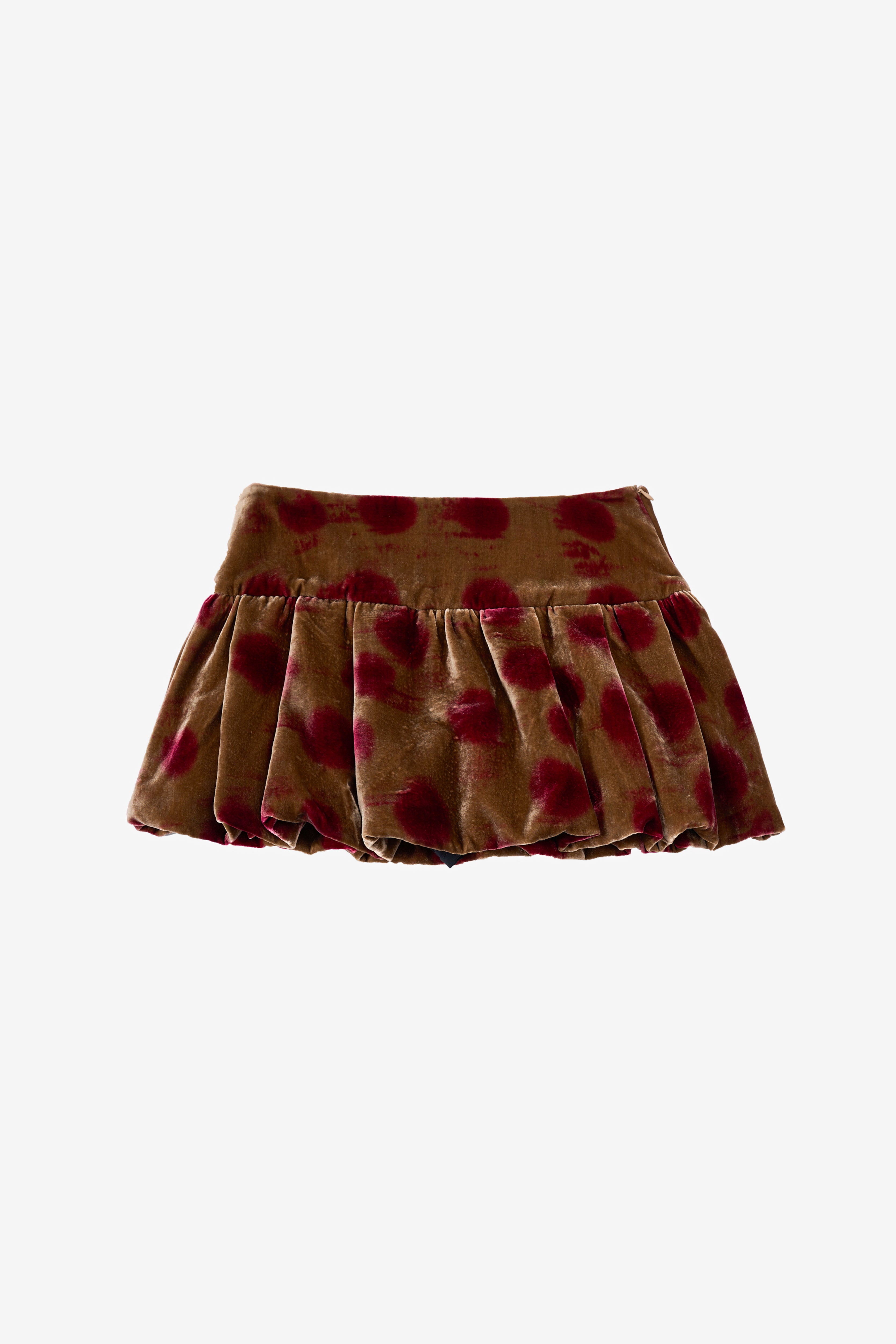 Susu Velvet Bubble Skirt