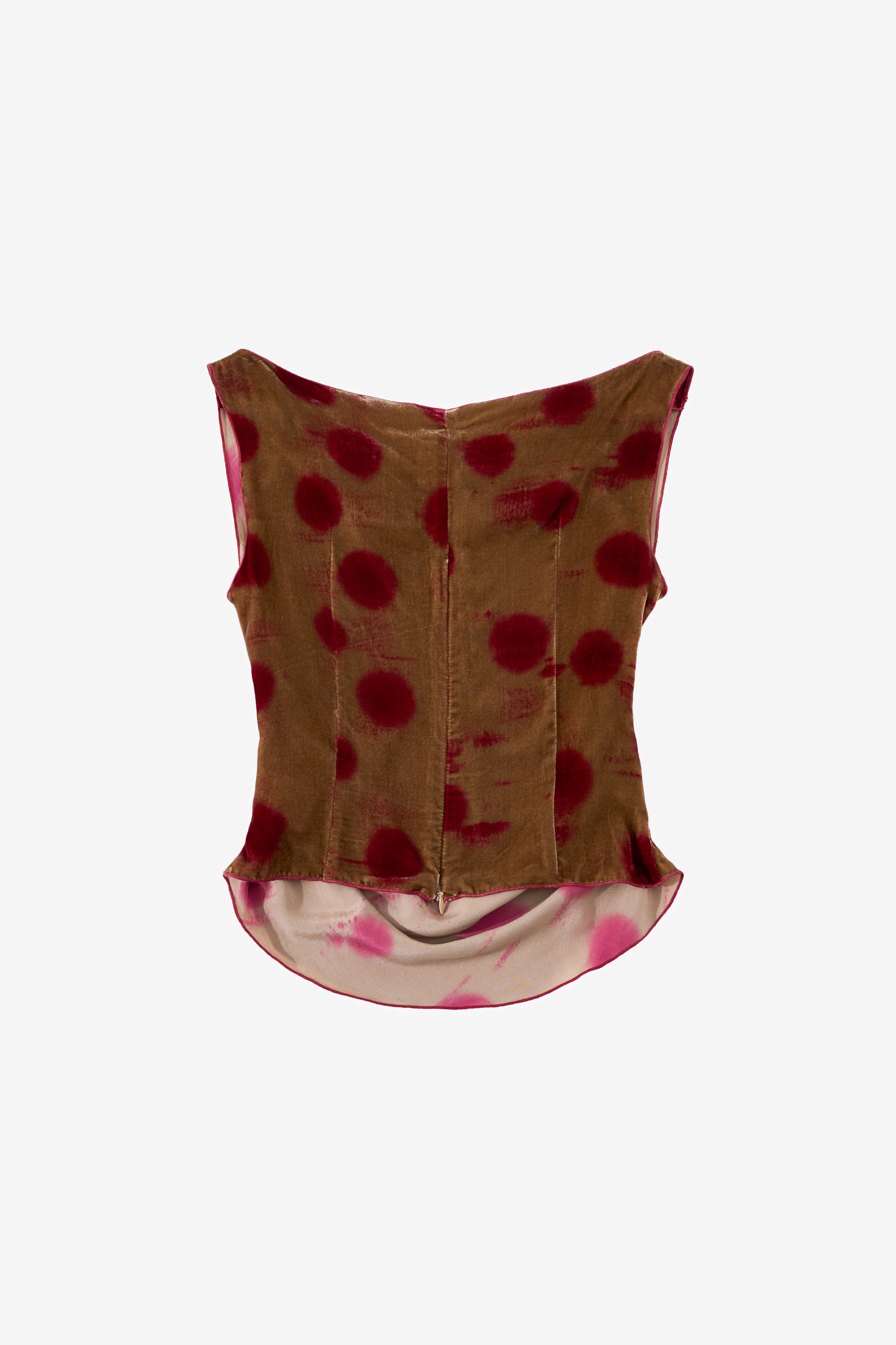 Susu Velvet Draped Top