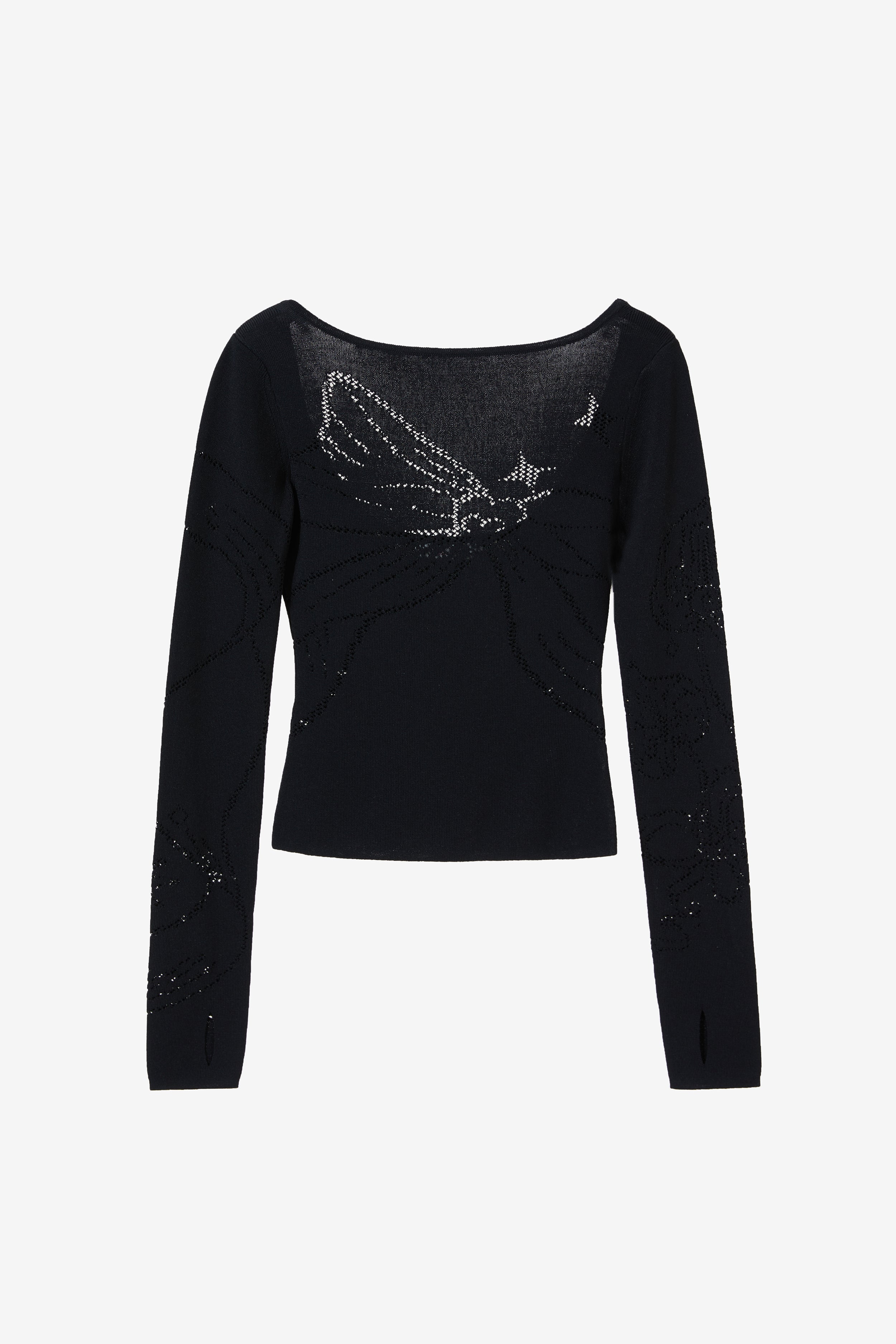 The Bow Top in Black