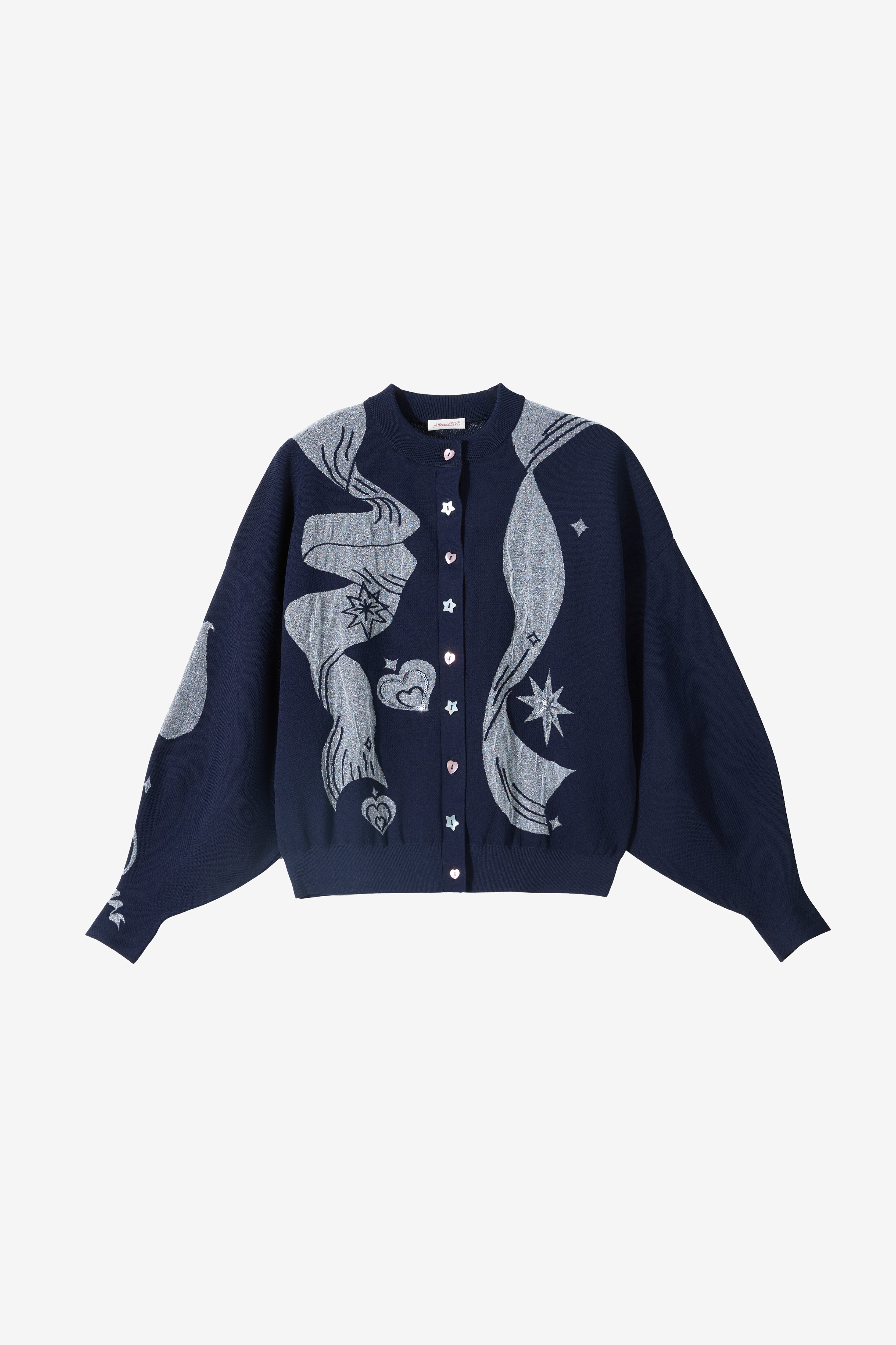 The Bow Cardigan in Navy (Pre Order)