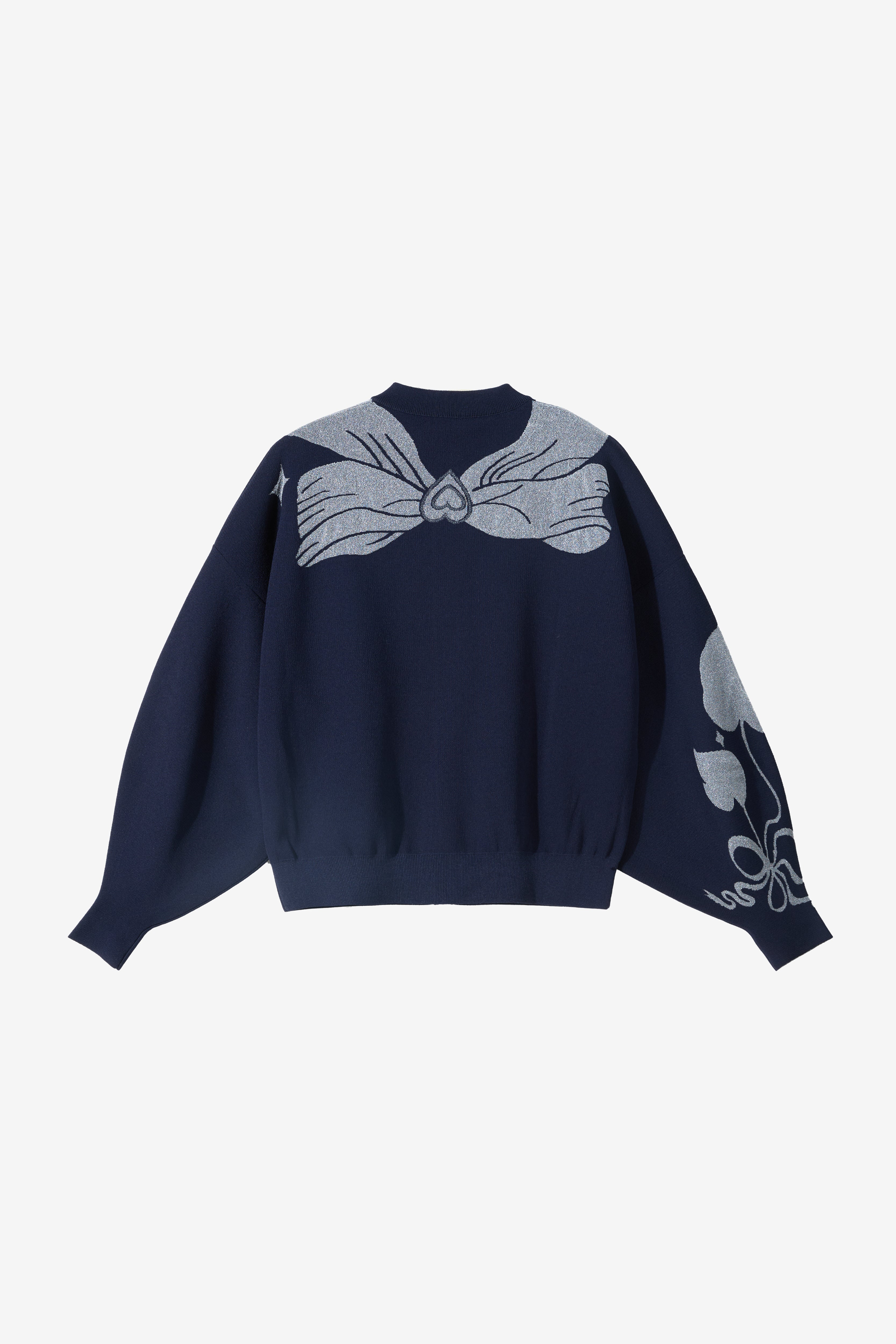 The Bow Cardigan in Navy (Pre Order)