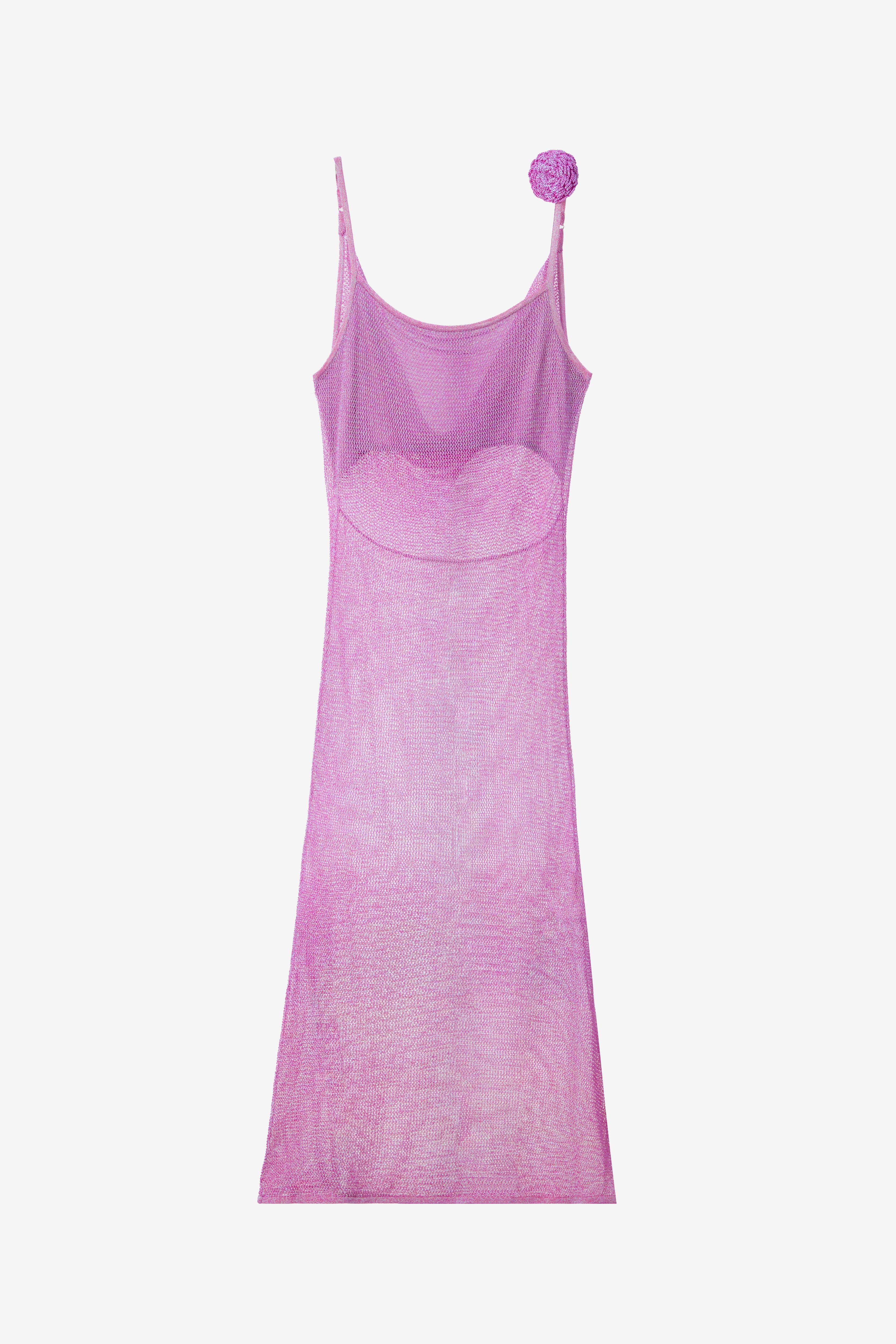 The Galaxy Cowl Back Dress - Orchid