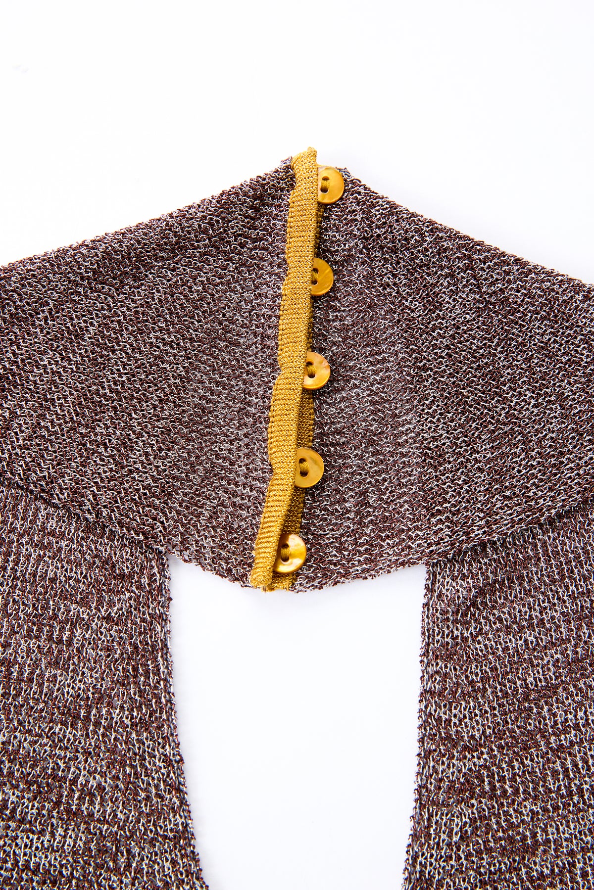 The Galaxy Halter Top in Silver Brown