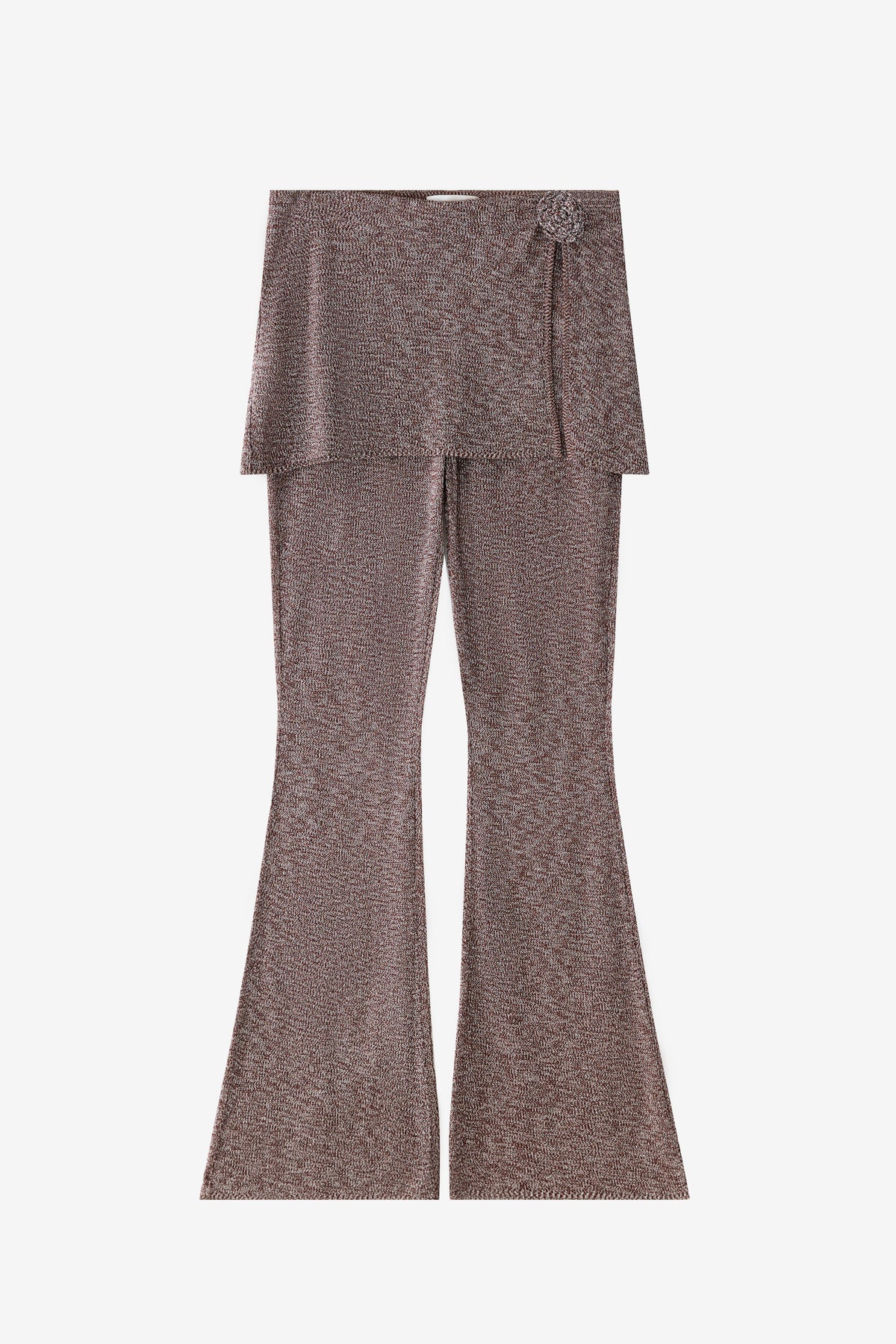 The Galaxy Pants in Silver Brown
