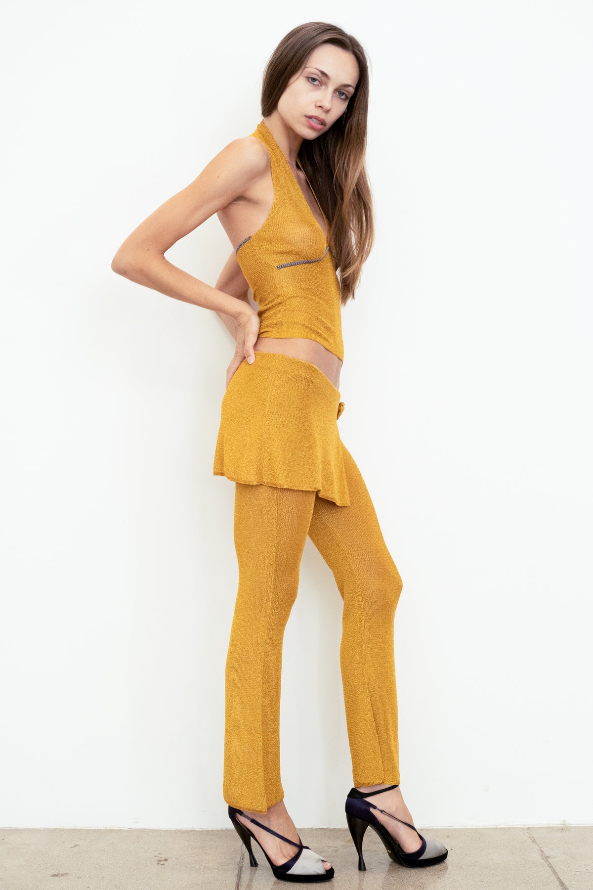 The Galaxy Pants in Gold
