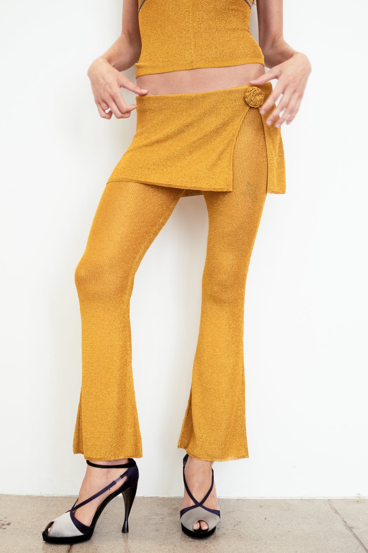 The Galaxy Pants in Gold