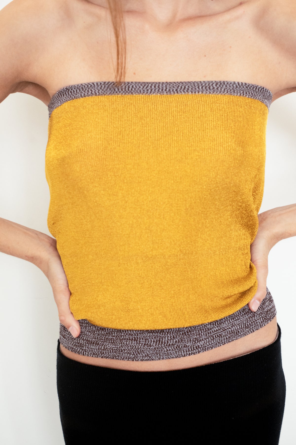 The Galaxy Tube Top in Gold