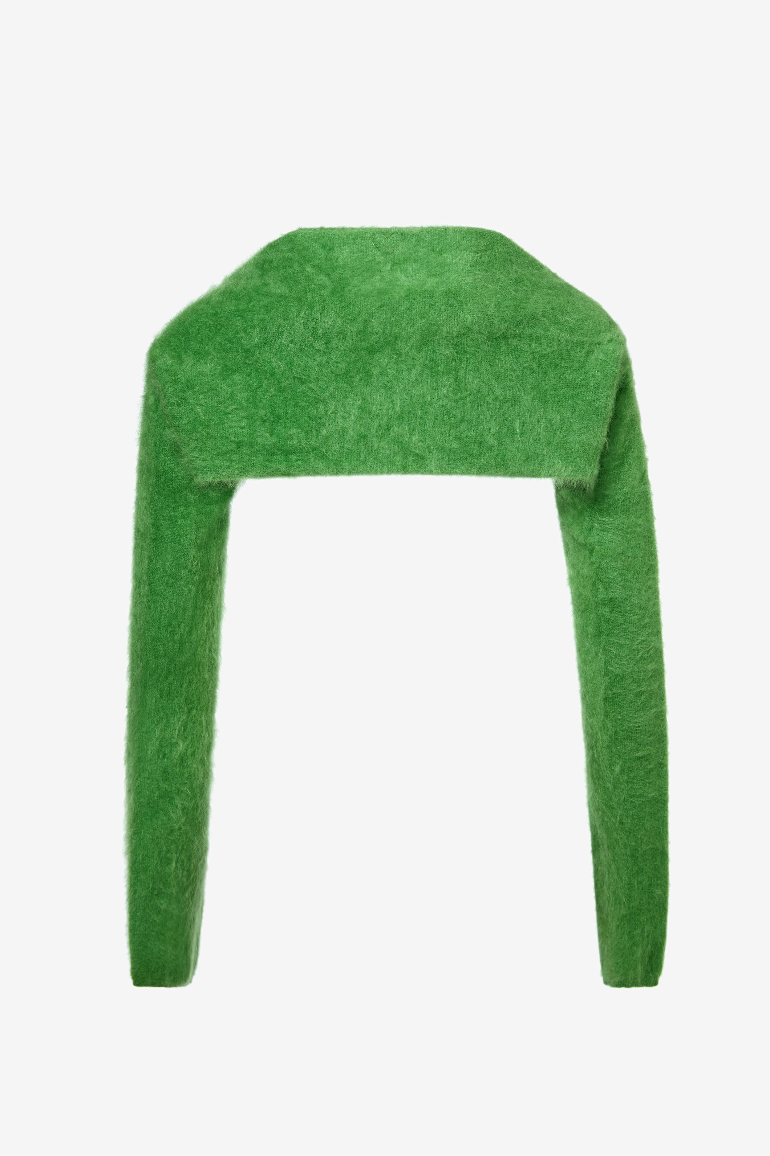 Hairy Cashmere Sleeves - Wasabi