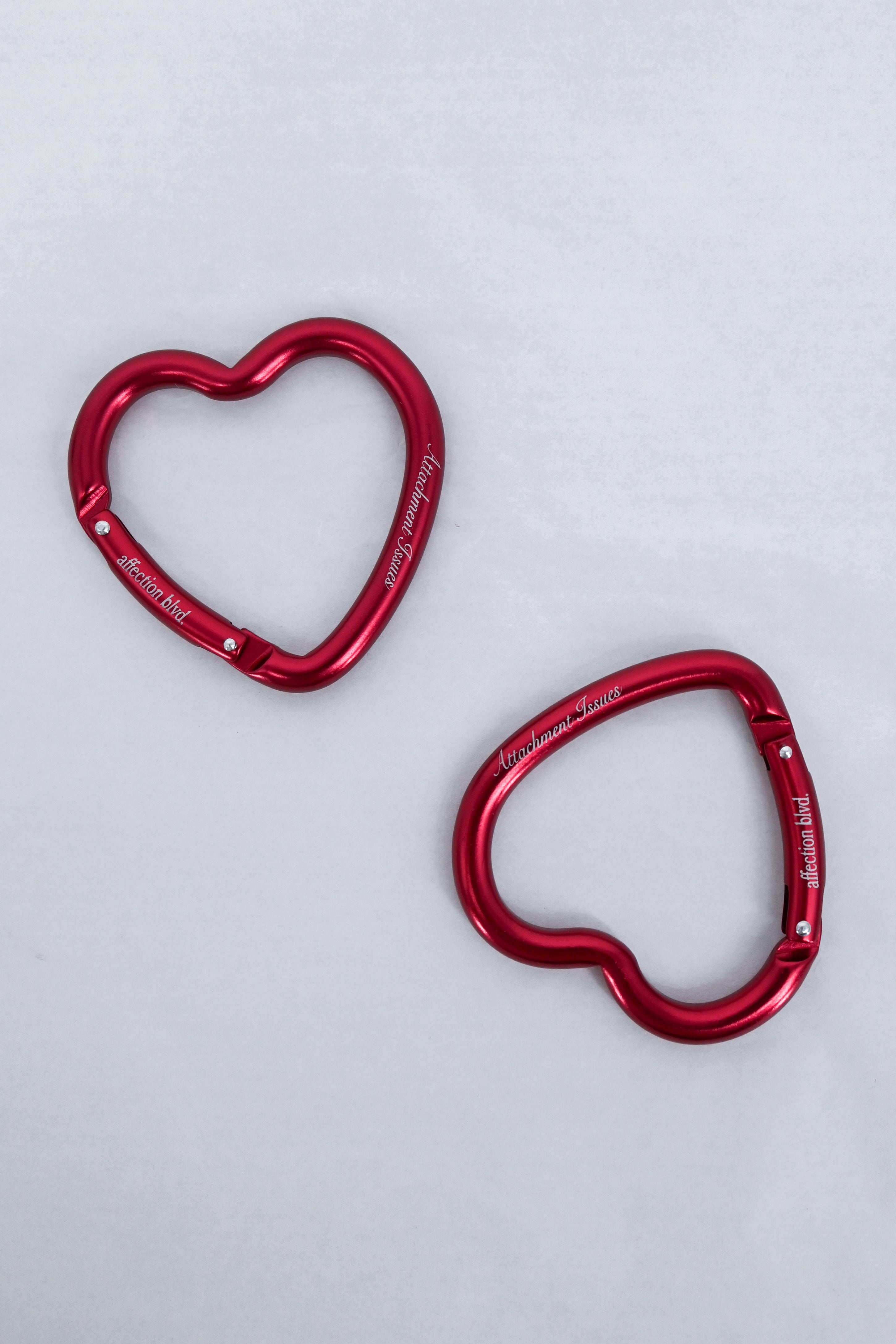 "Attachment Issues" Heart Carabiner