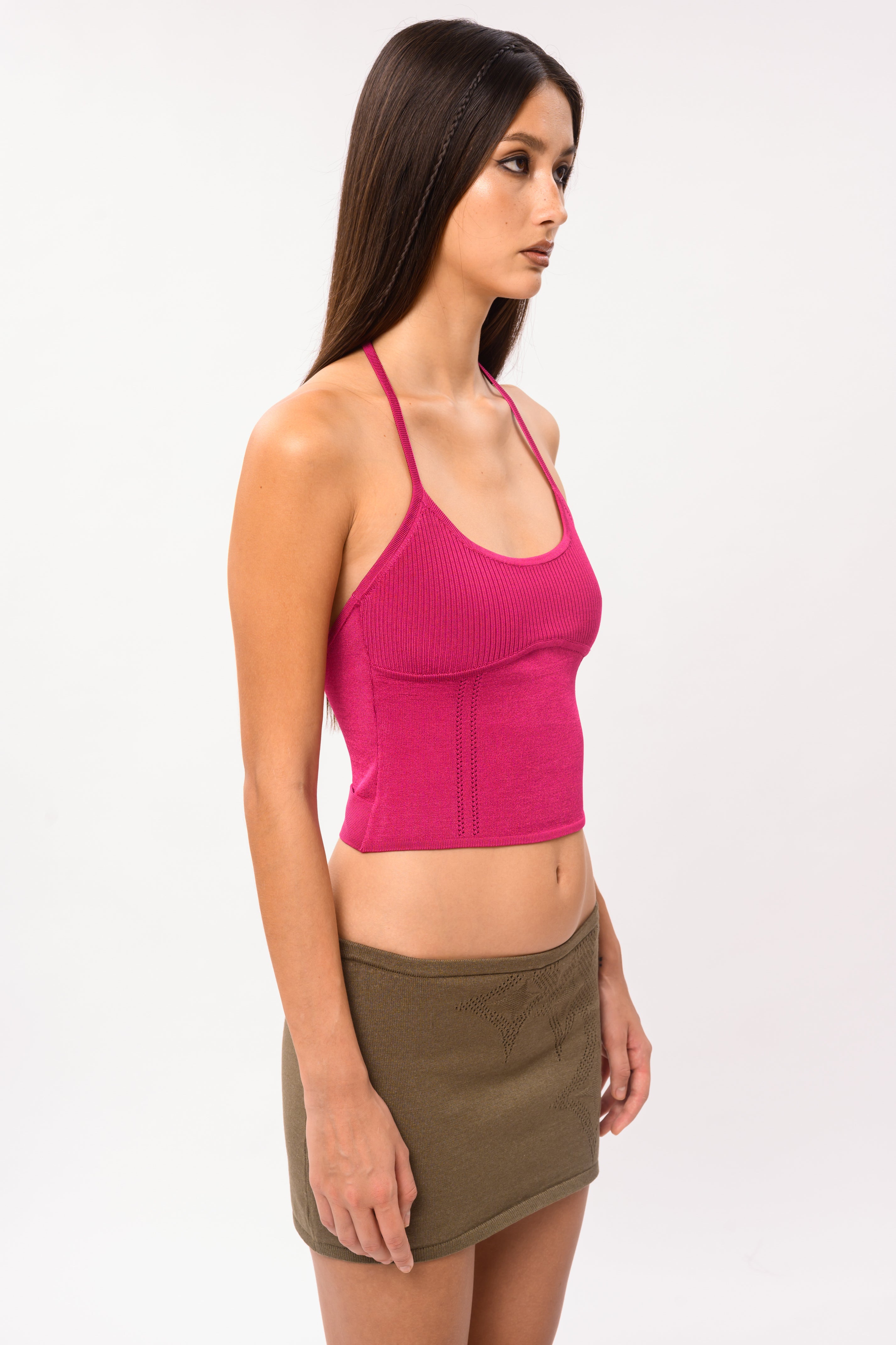 Stars Halter in Hibiscus
