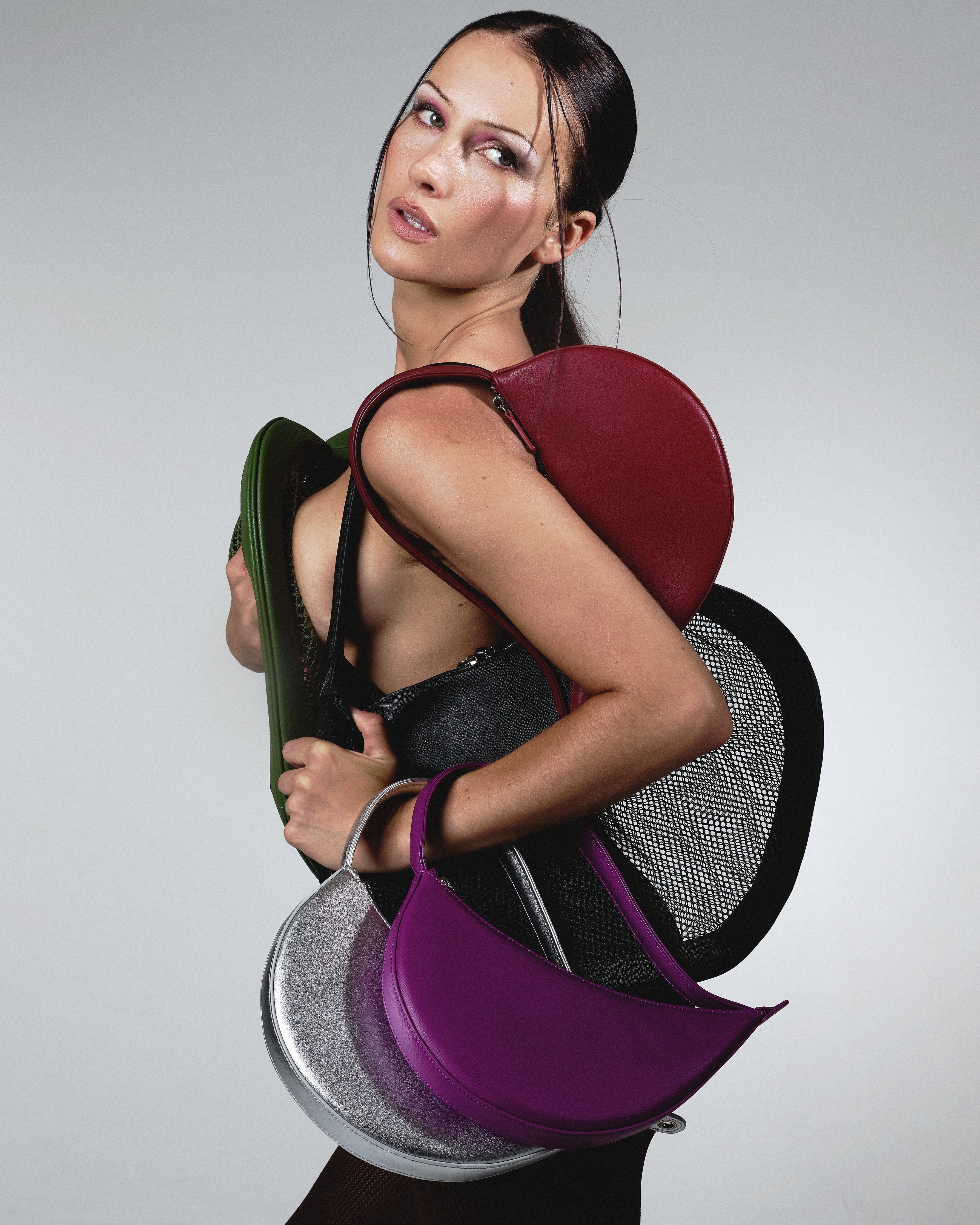 SumSum Leather Bag - Grape