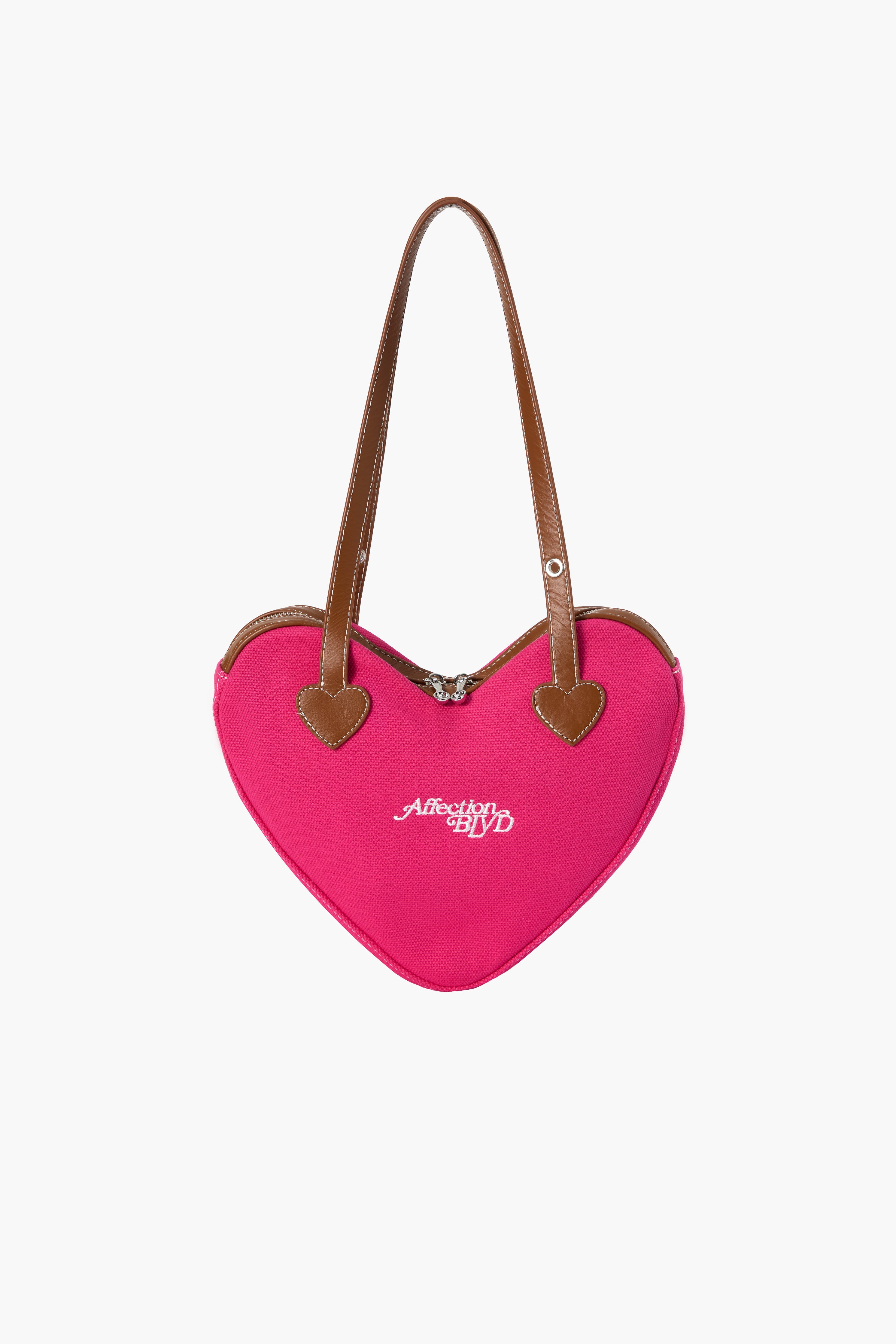 Little Heartbreaker with Leather - Hot Pink