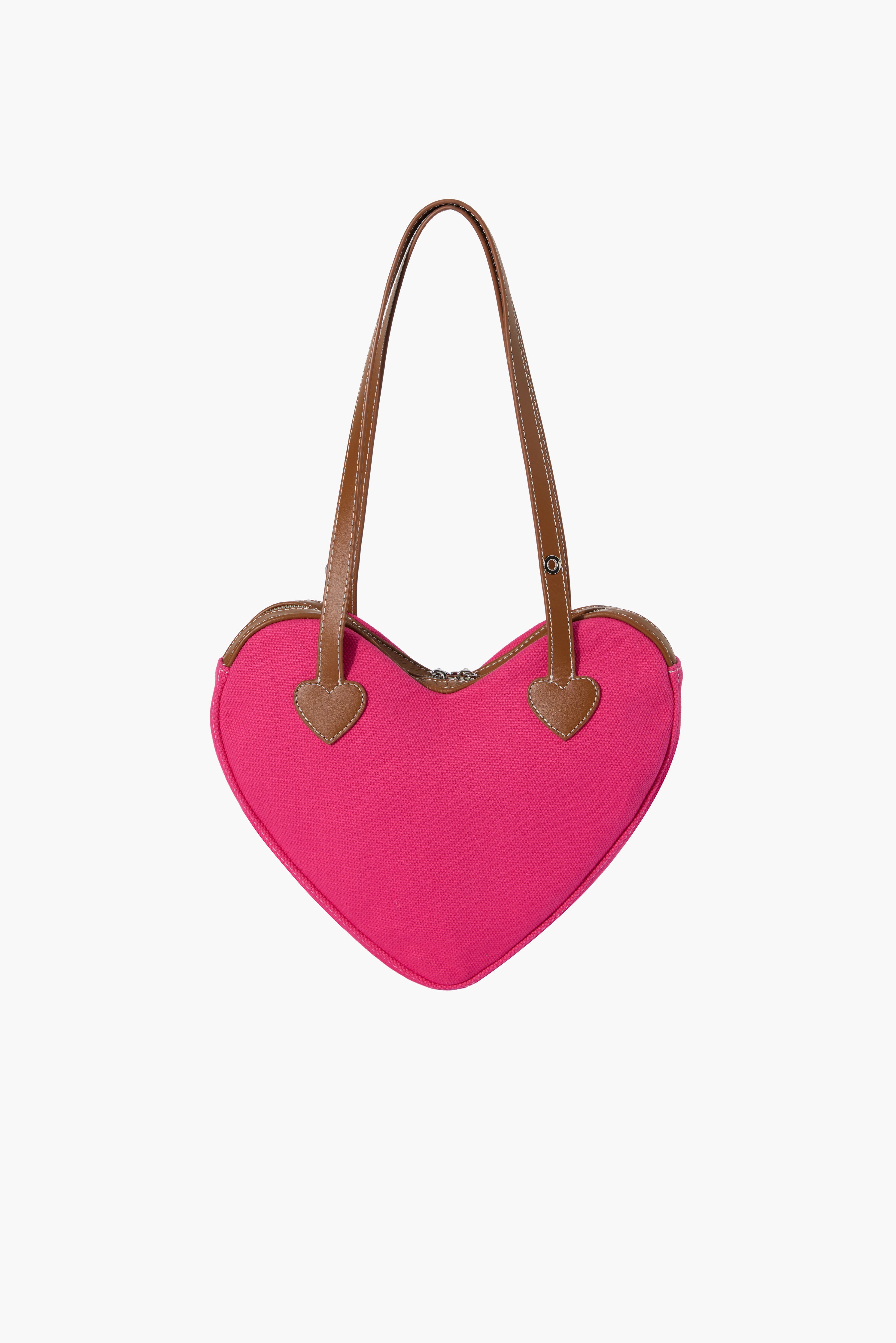 Little Heartbreaker with Leather - Hot Pink