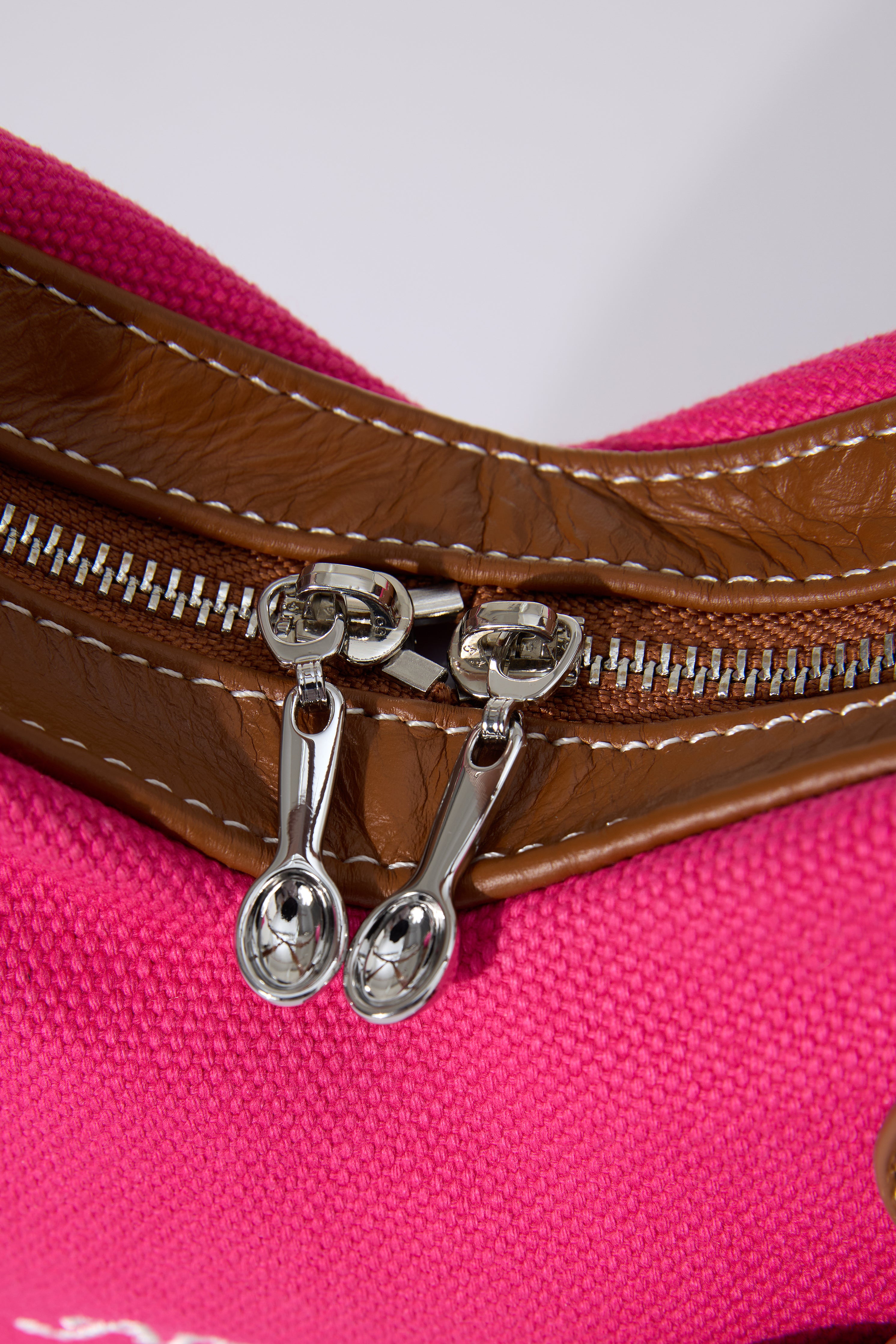 Little Heartbreaker with Leather (Hot Pink) + Mirror Charm