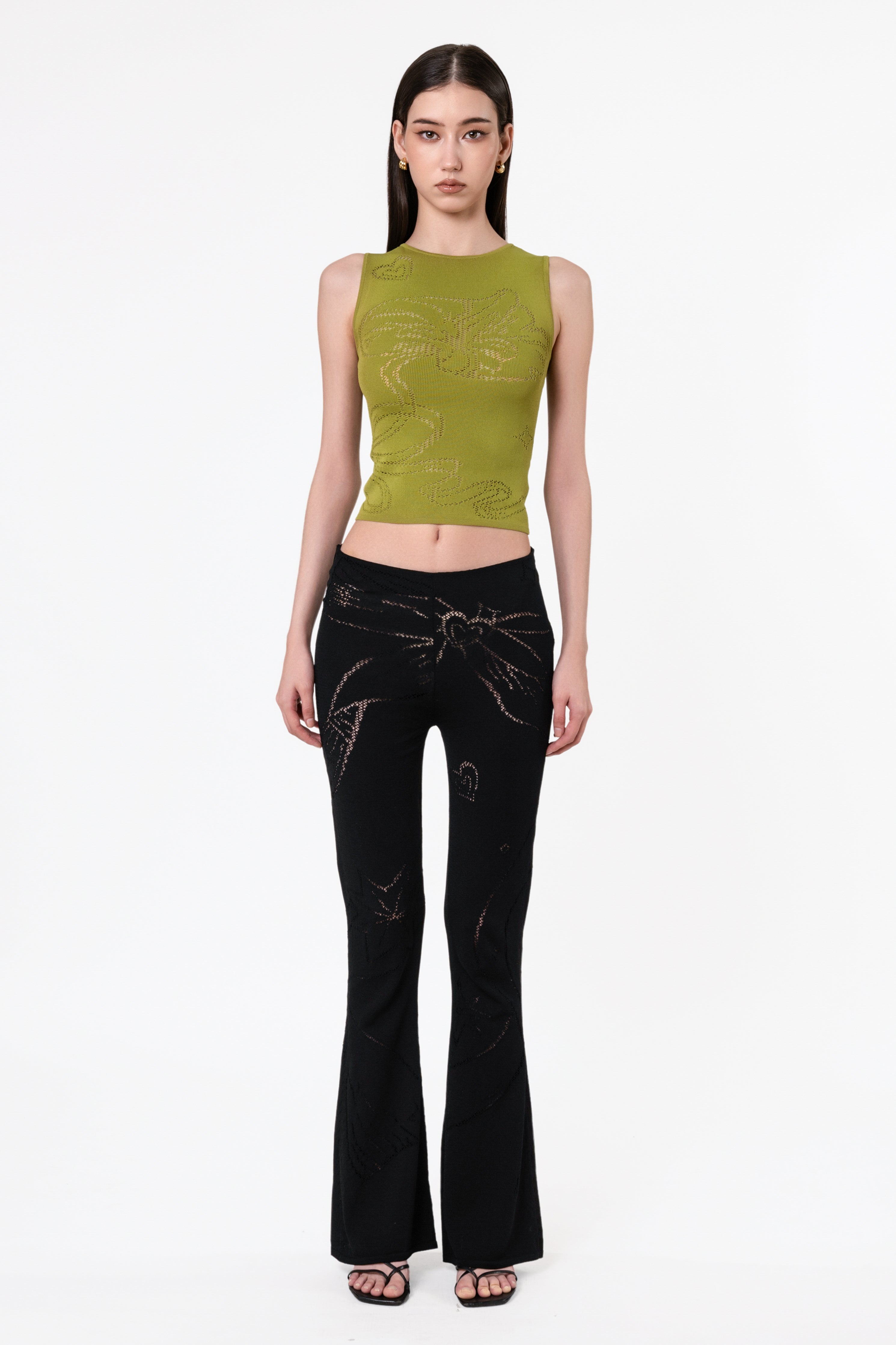 The Bow Pants in Black