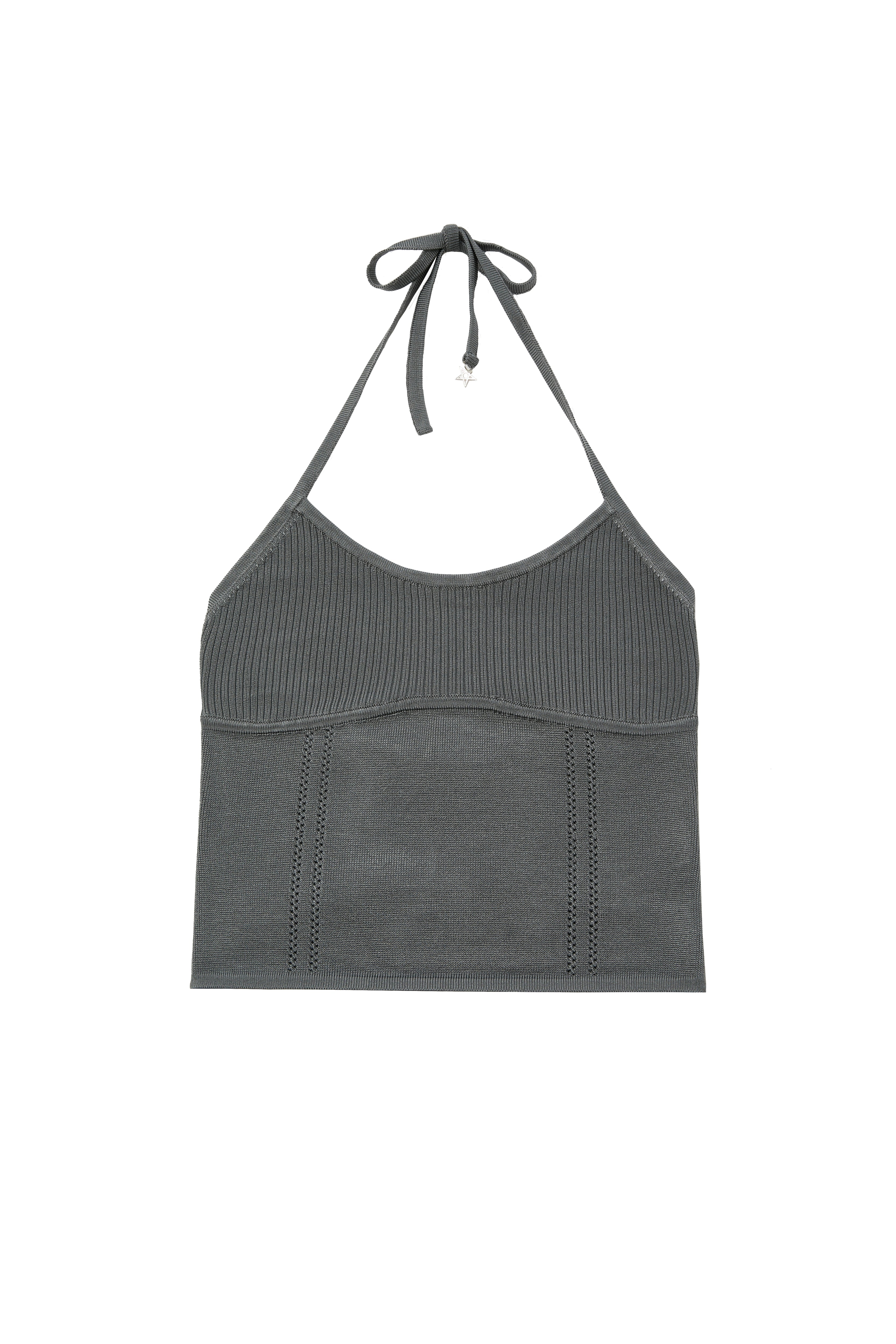 Stars Halter in Gunmetal