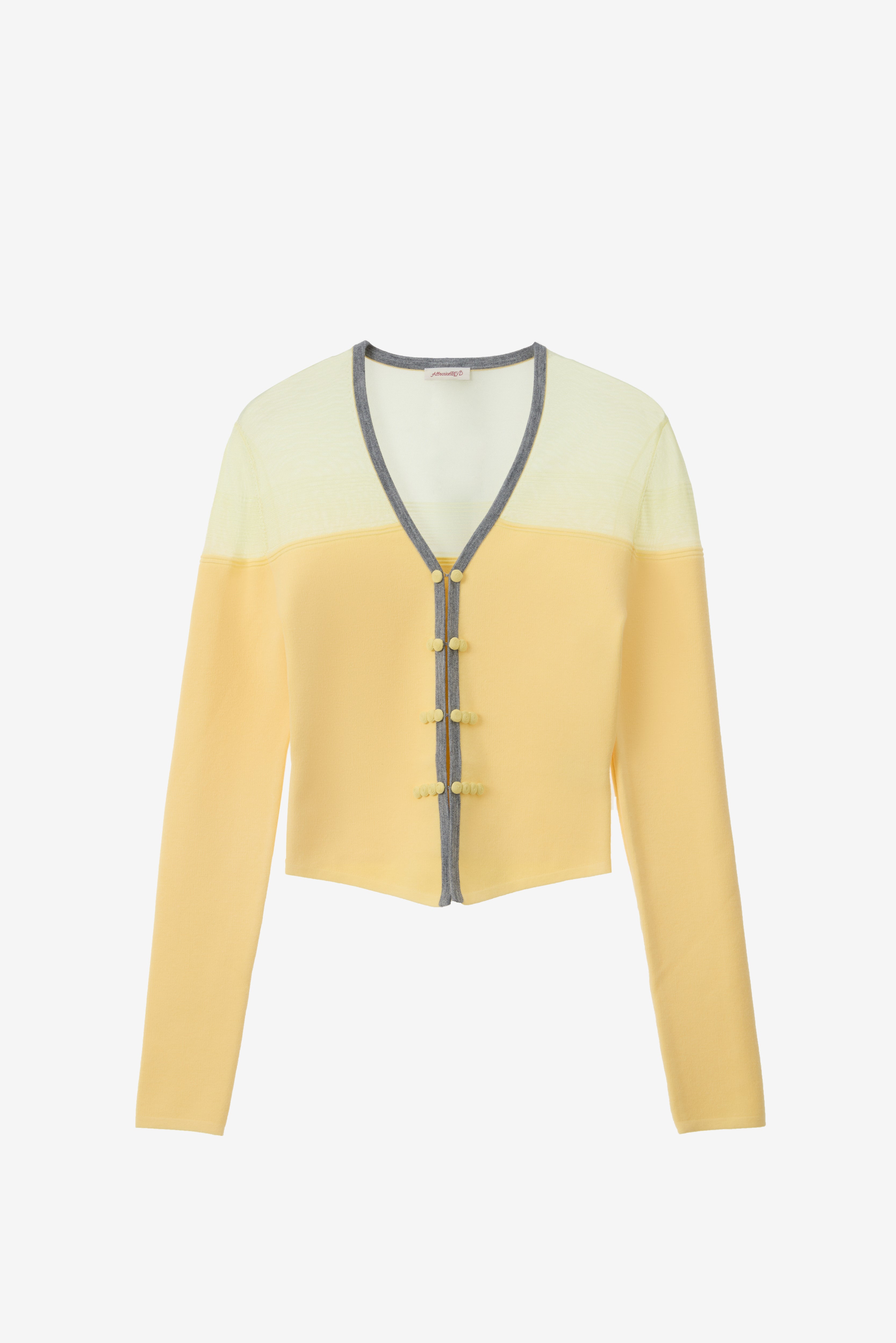 The Whisper Semi-Sheer Cardigan in Butter