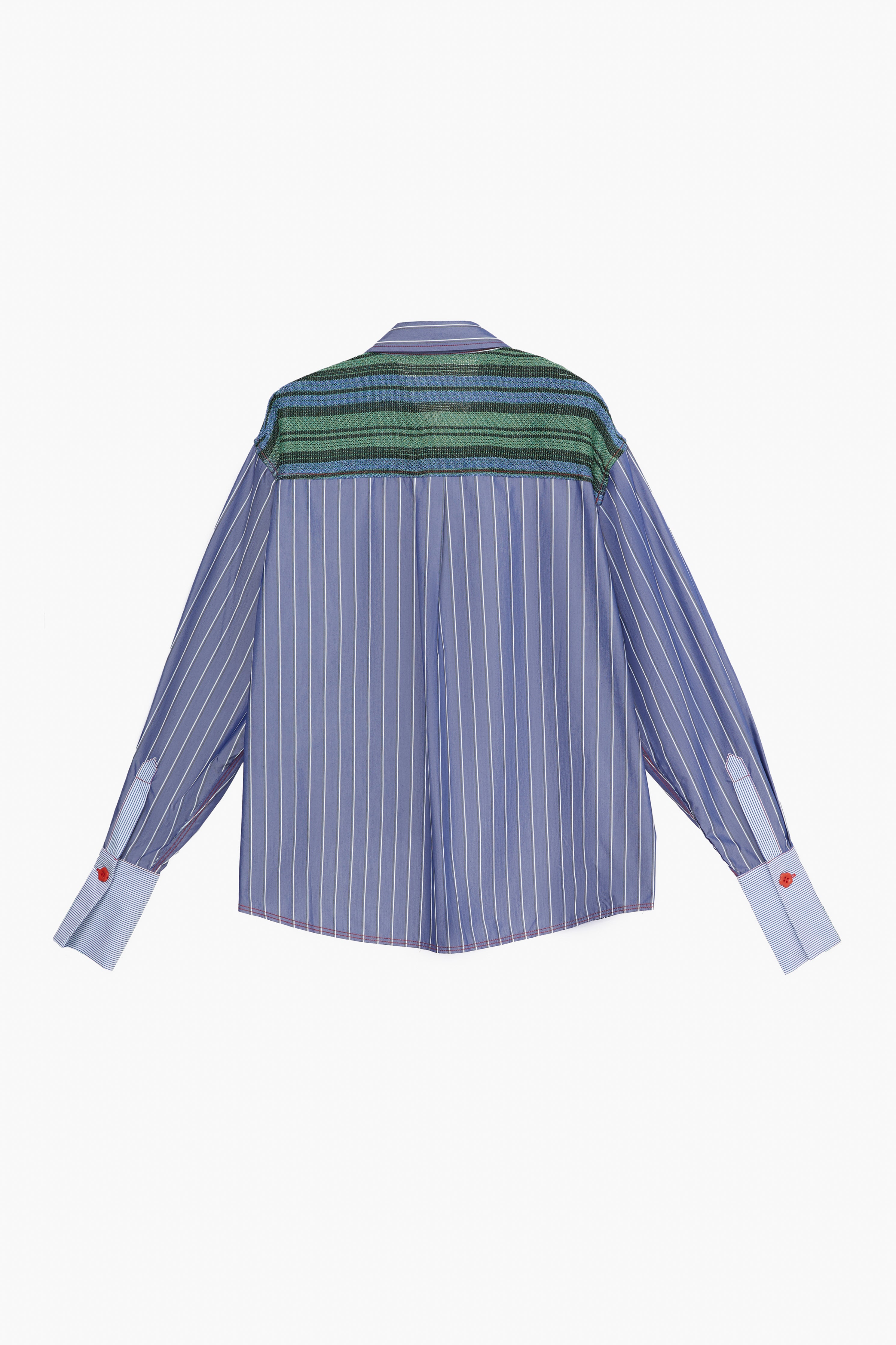 "I HEART U" Patchwork Button Up- Combo #1