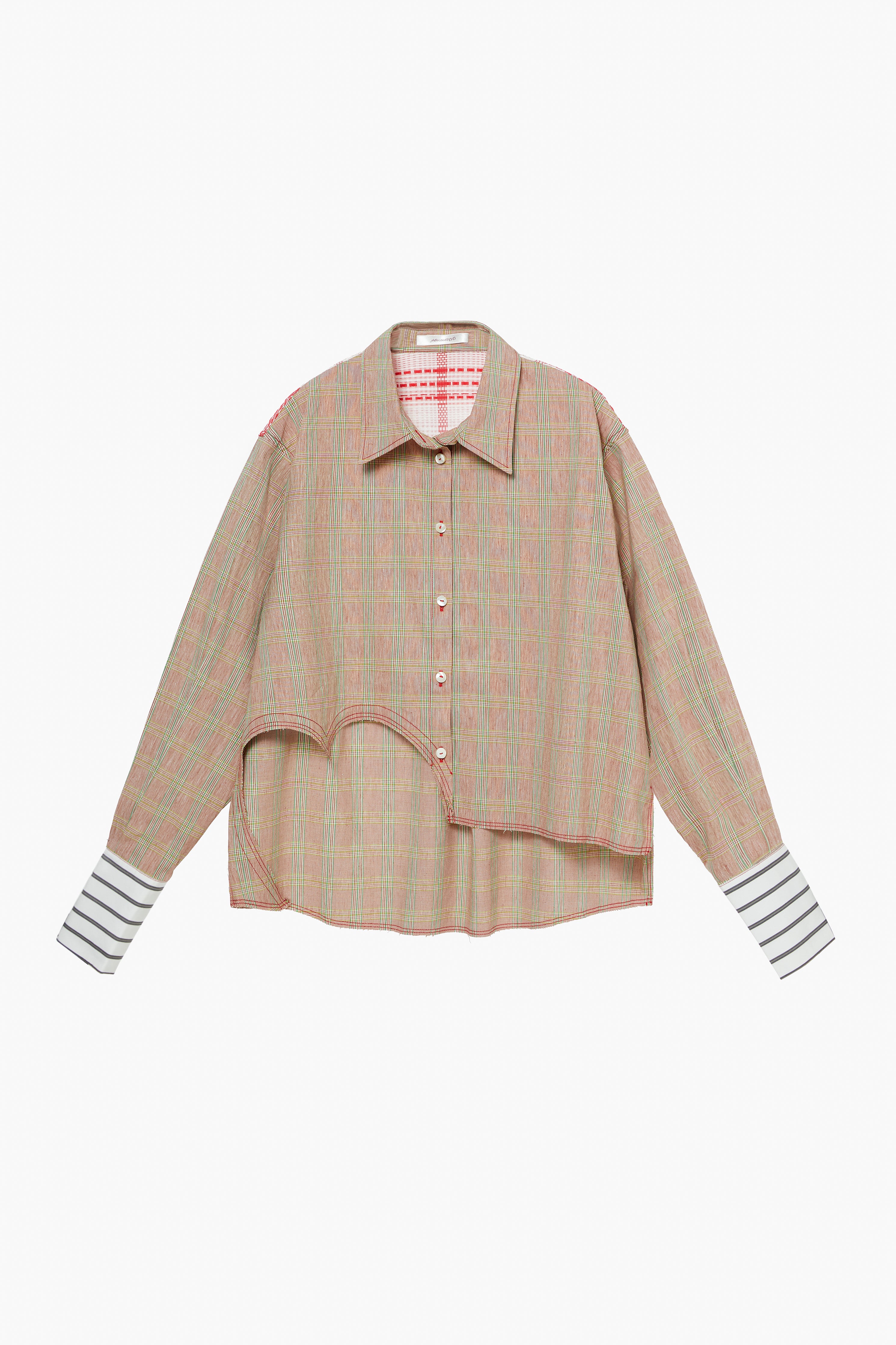 "I HEART U" Patchwork Button Up- Combo #2